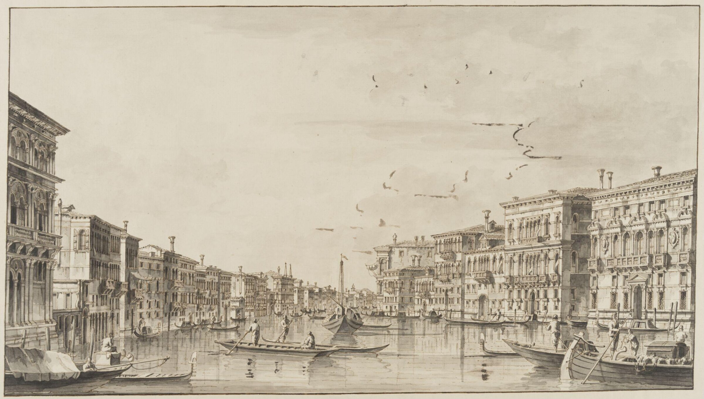View of the Palazzo Vendramin, Francesco Tironi, before 1797