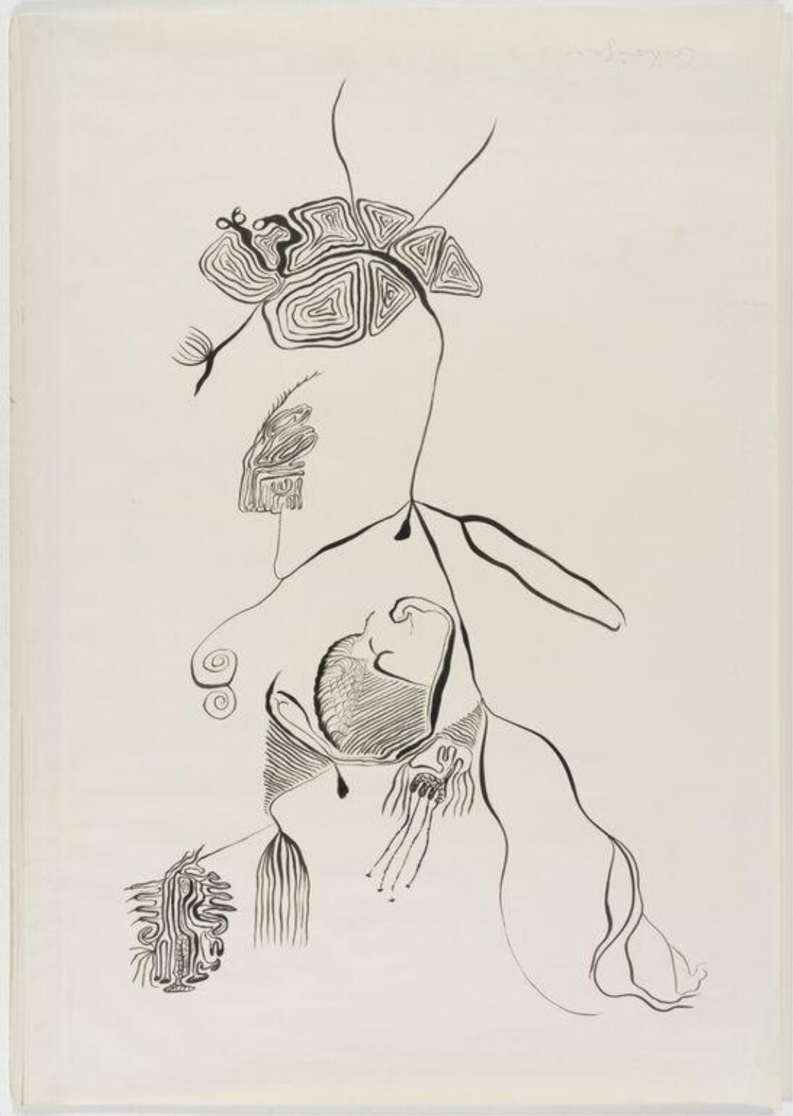 Drawing, Gudrun Krüger, 1954