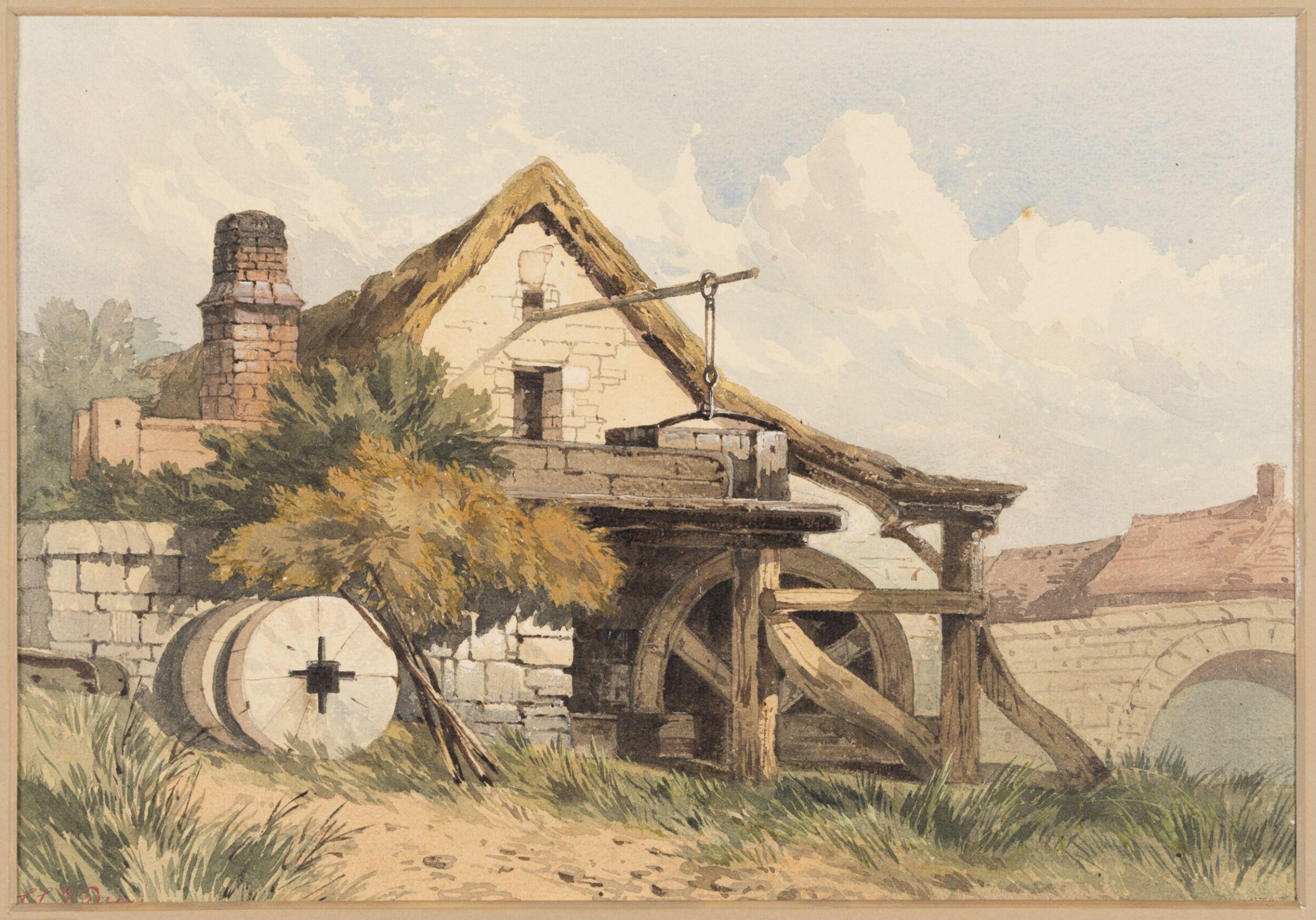 watercolour, Sophy Warren, late 19th century