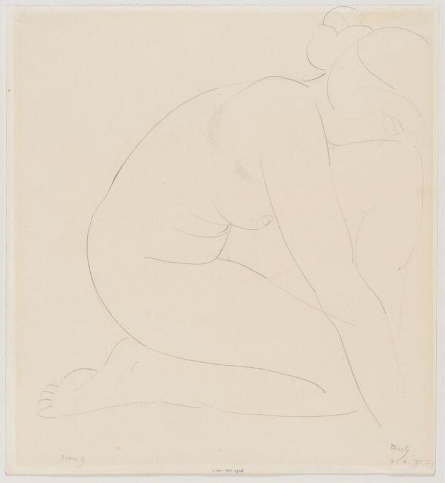 Petra G, Eric Gill, 3 April 1927