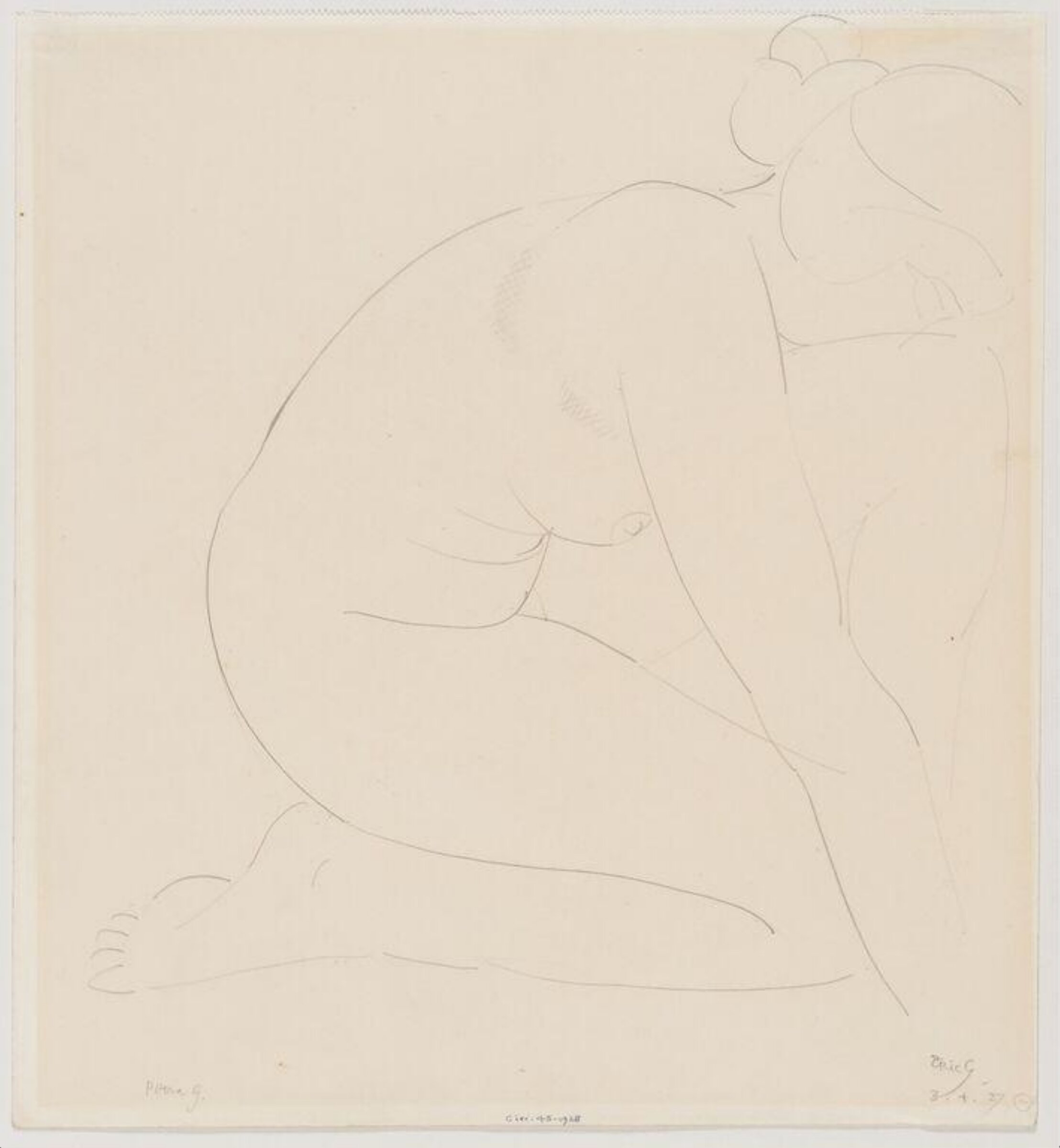 Petra G, Eric Gill, 3 April 1927