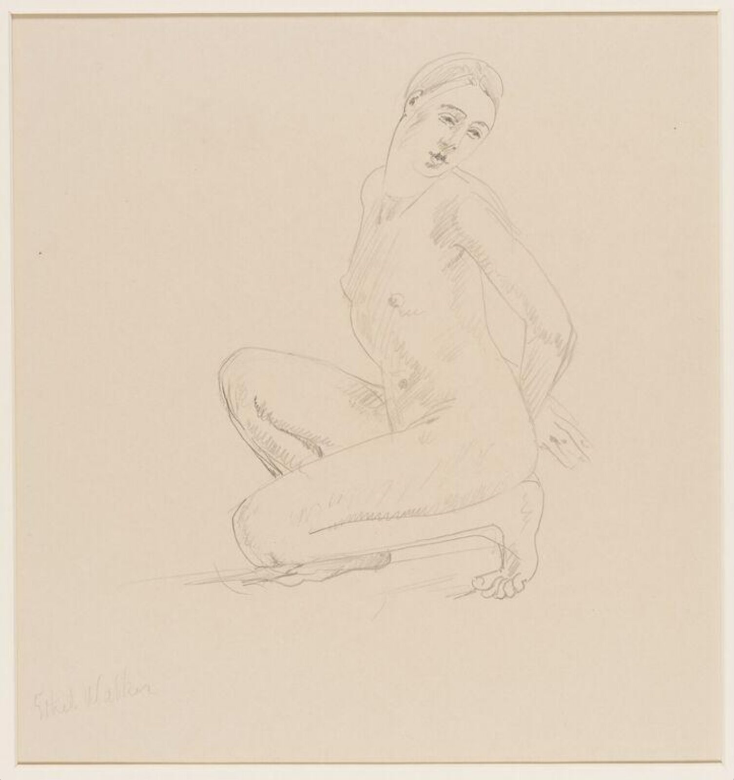 Drawing, Ethel Walker, ca. 1928