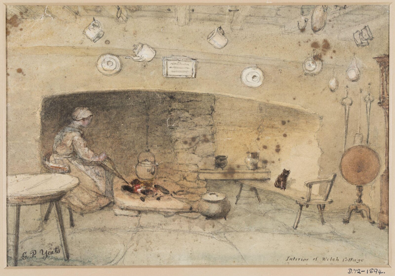 Drawing, Arthur Evacustes Phipson