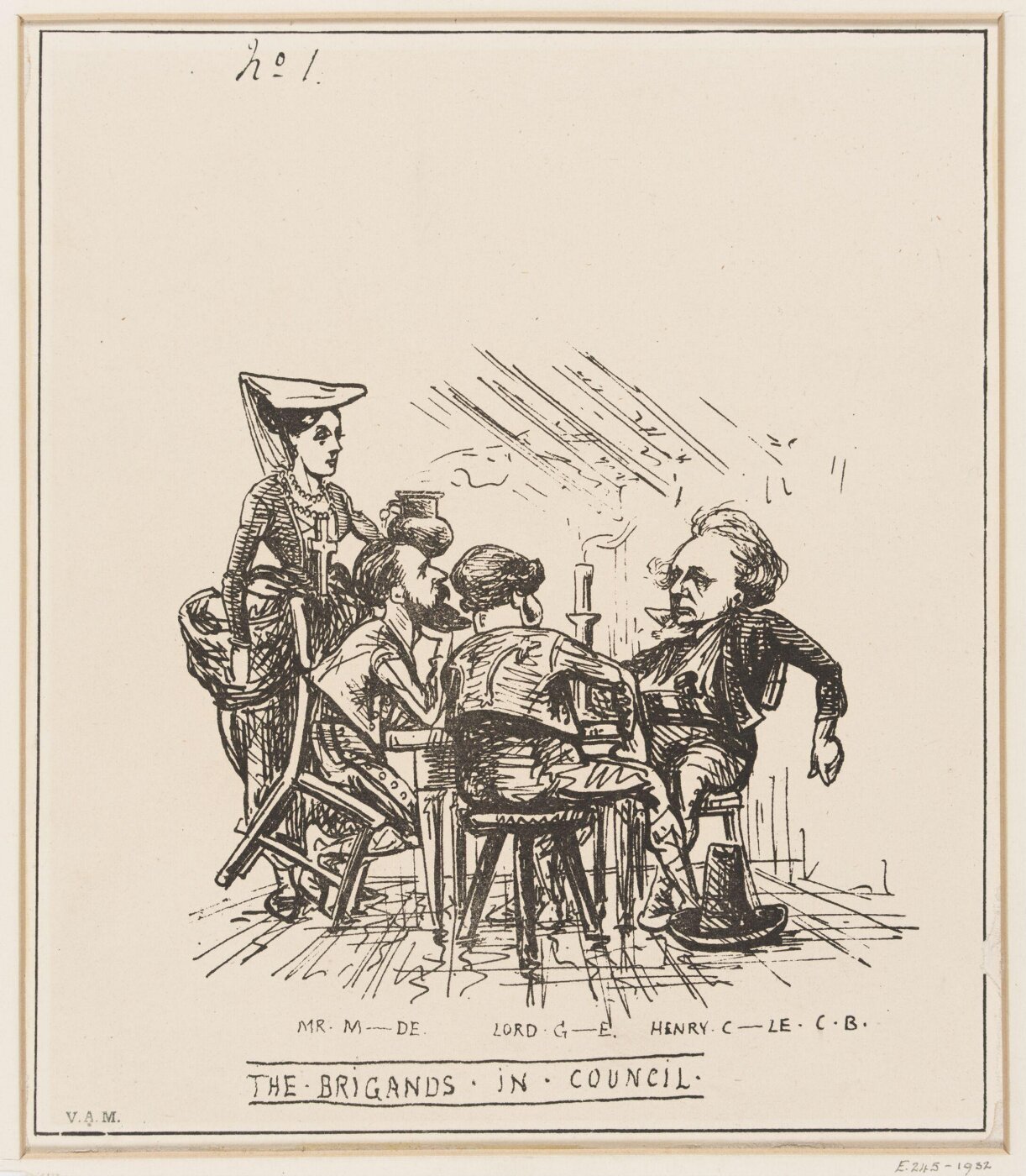 Unknown, The Brigands in Council