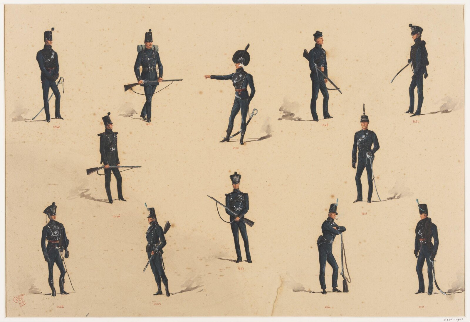 Watercolour, R W, 1881