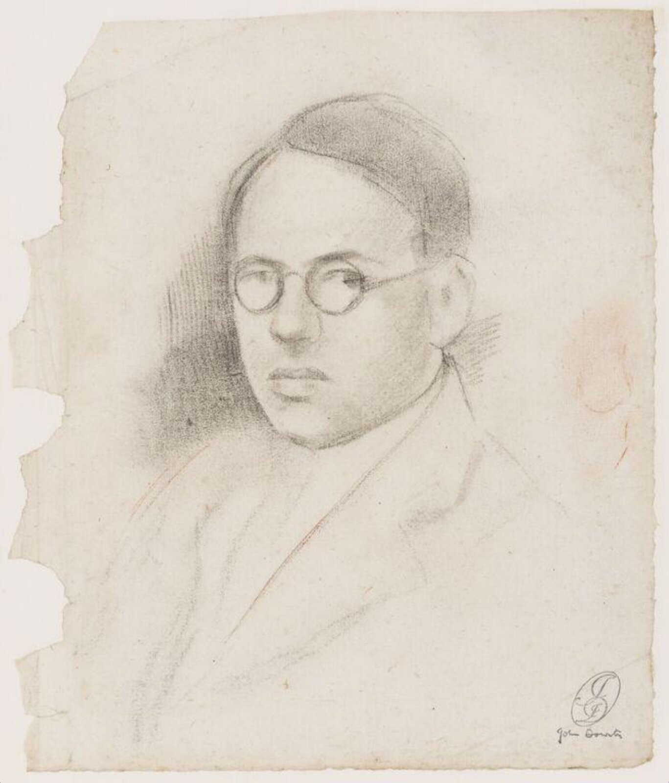 Self-portrait, John Downton, about 1928