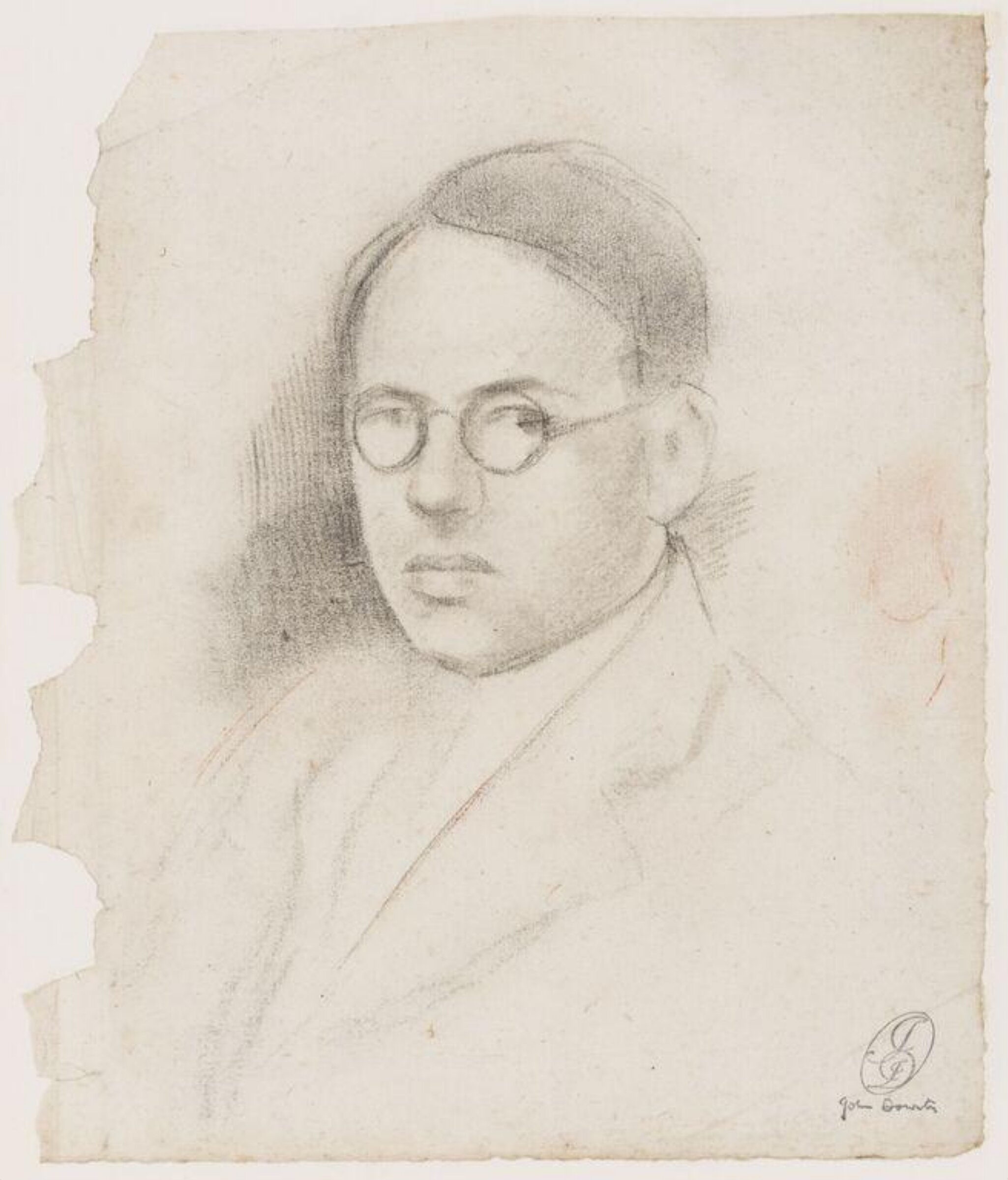 Self-portrait, John Downton, about 1928