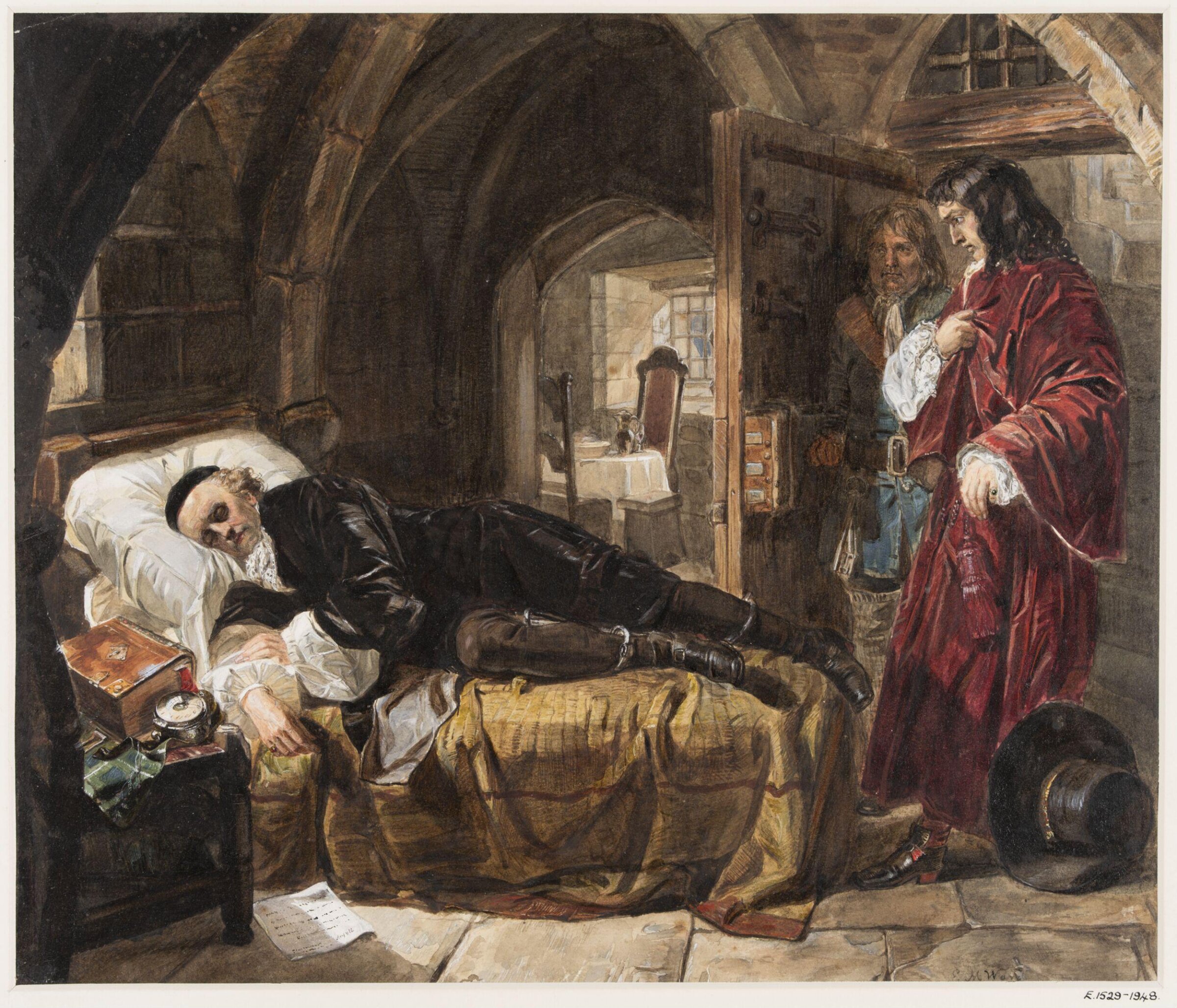 The last sleep of Argyll, Edward Matthew Ward, 1854