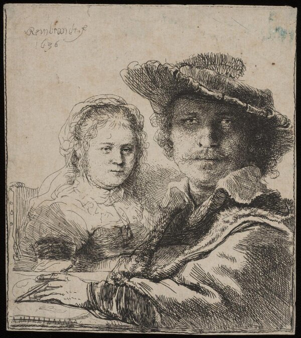 Self portrait with Saskia | Rembrandt van Rijn | Rembrandt