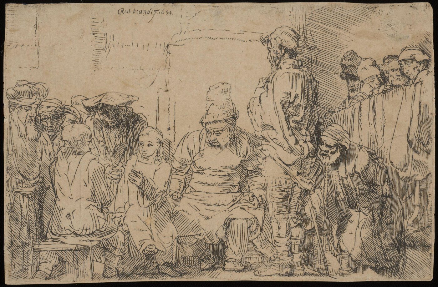 Rembrandt van Rijn, Christ disputing with the Doctors in the temple