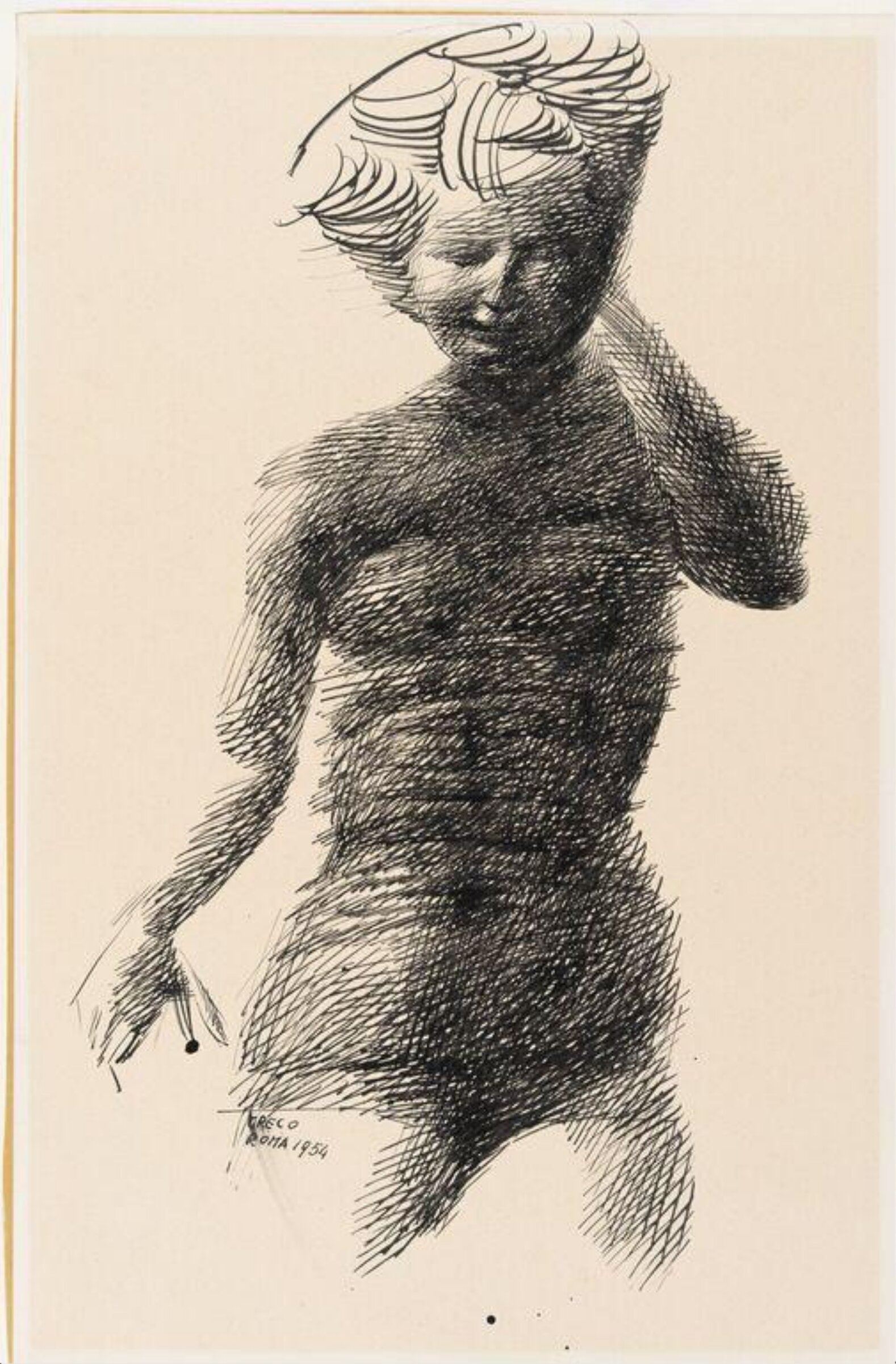 Study for a female nude from the series ‘Bathers', Emilio Greco, 1954