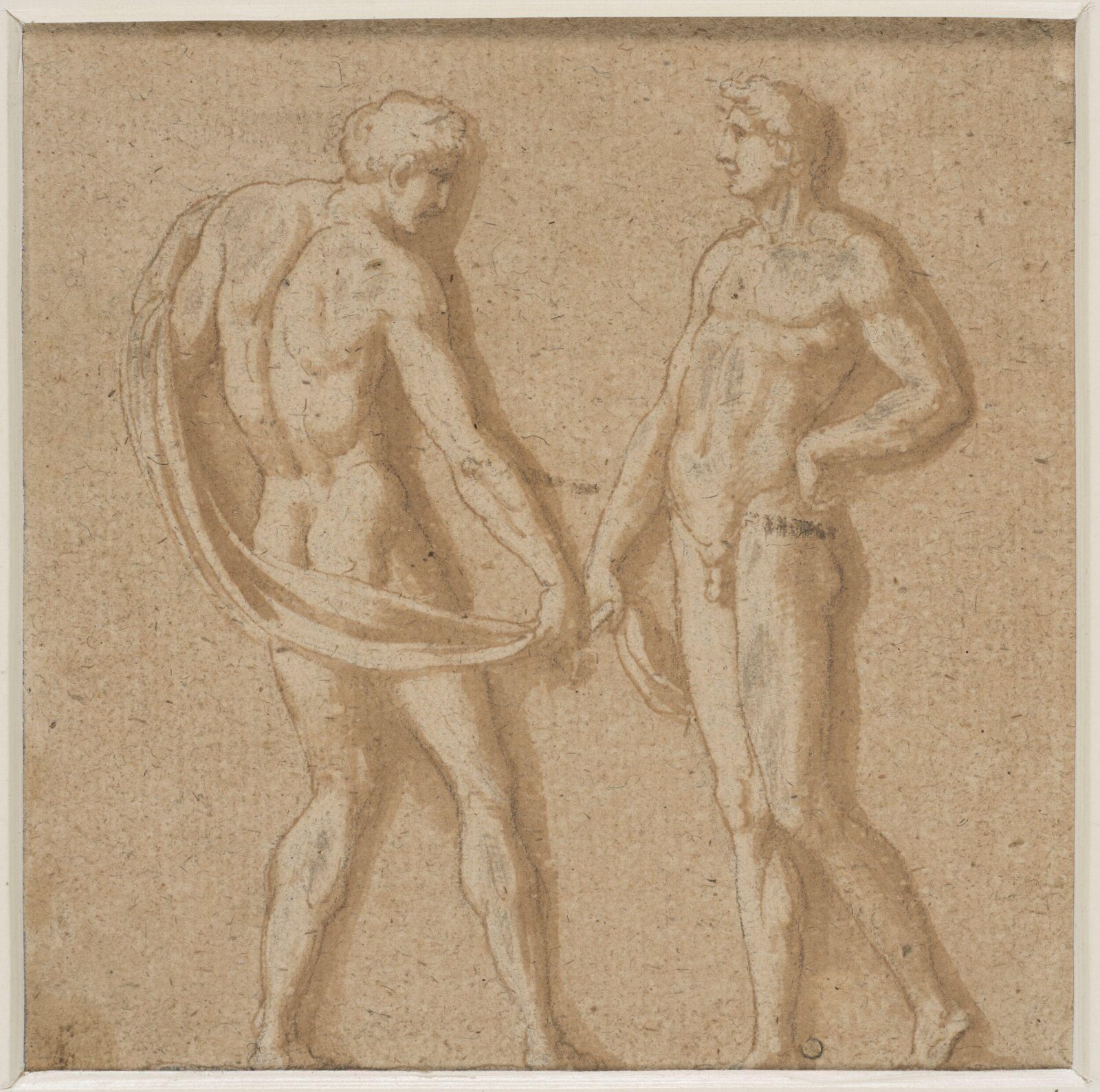 Two athletes, 17th century