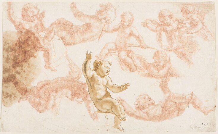 Studies of flying putti top image