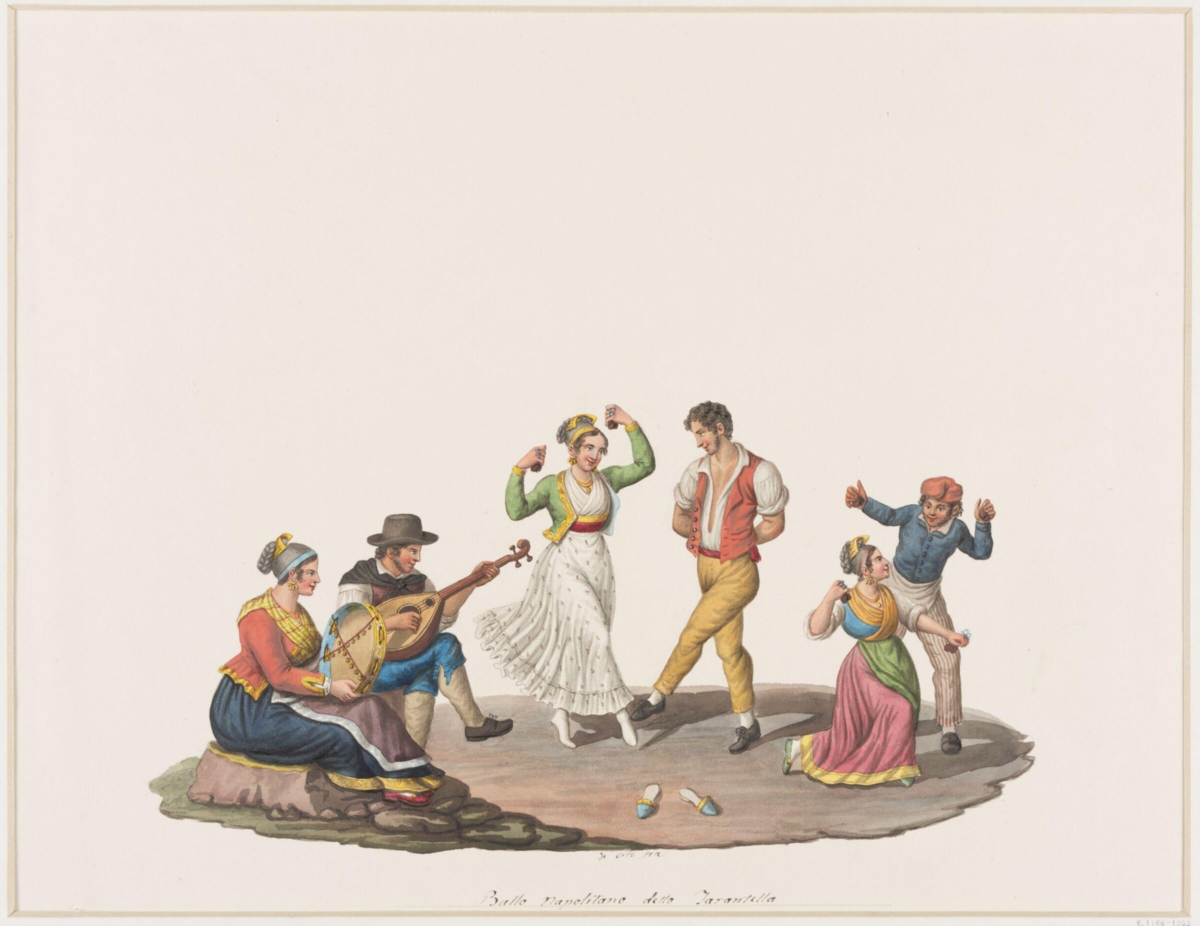 Ballo Napolitano detto Tarantello, Maria de Vito, ca.1820