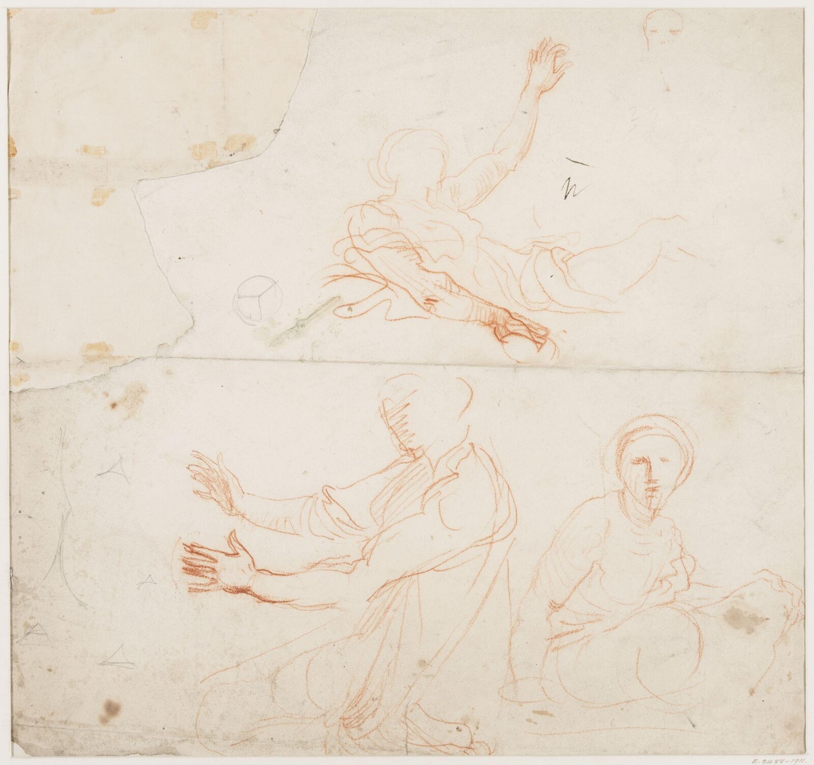 Drawing, Alfred Stevens