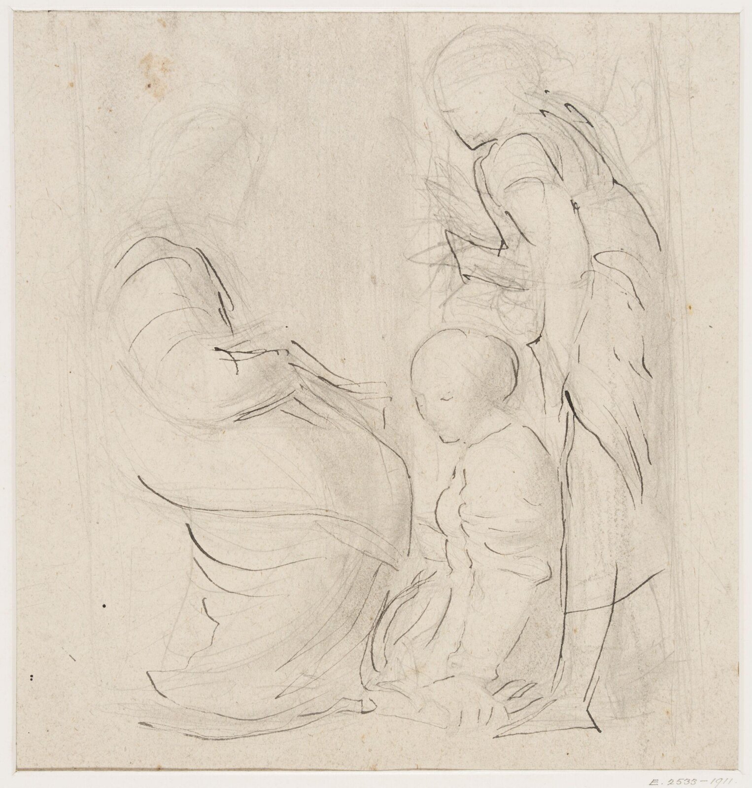 Drawing, Alfred Stevens