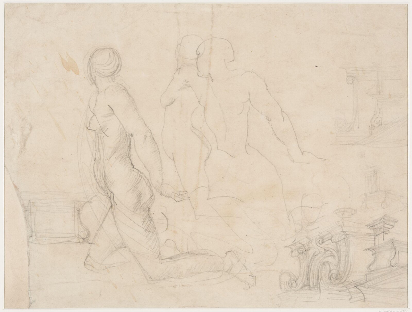Drawing, Alfred Stevens