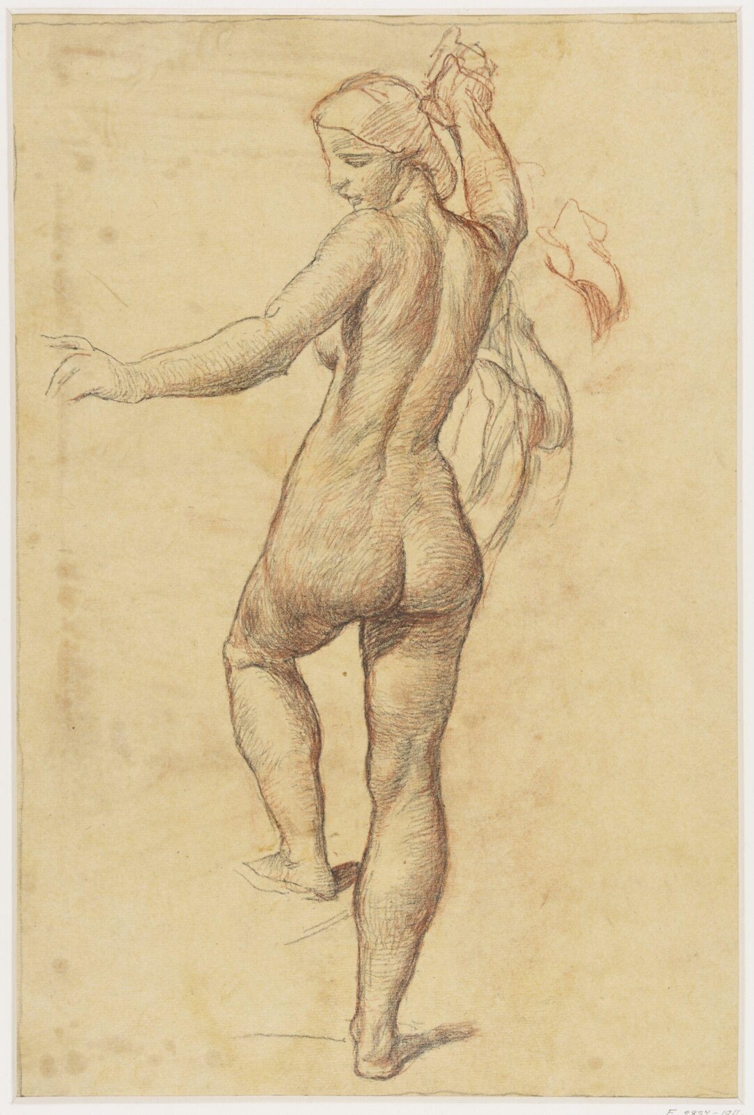 Drawing, Alfred Stevens