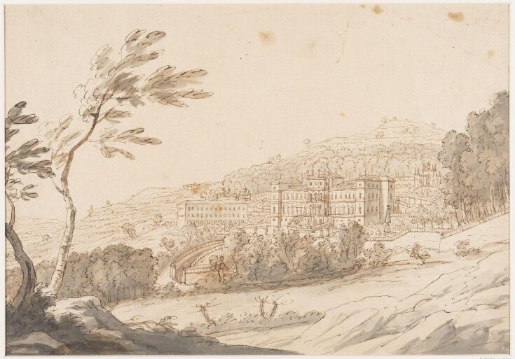 View of a villa and gardens top image