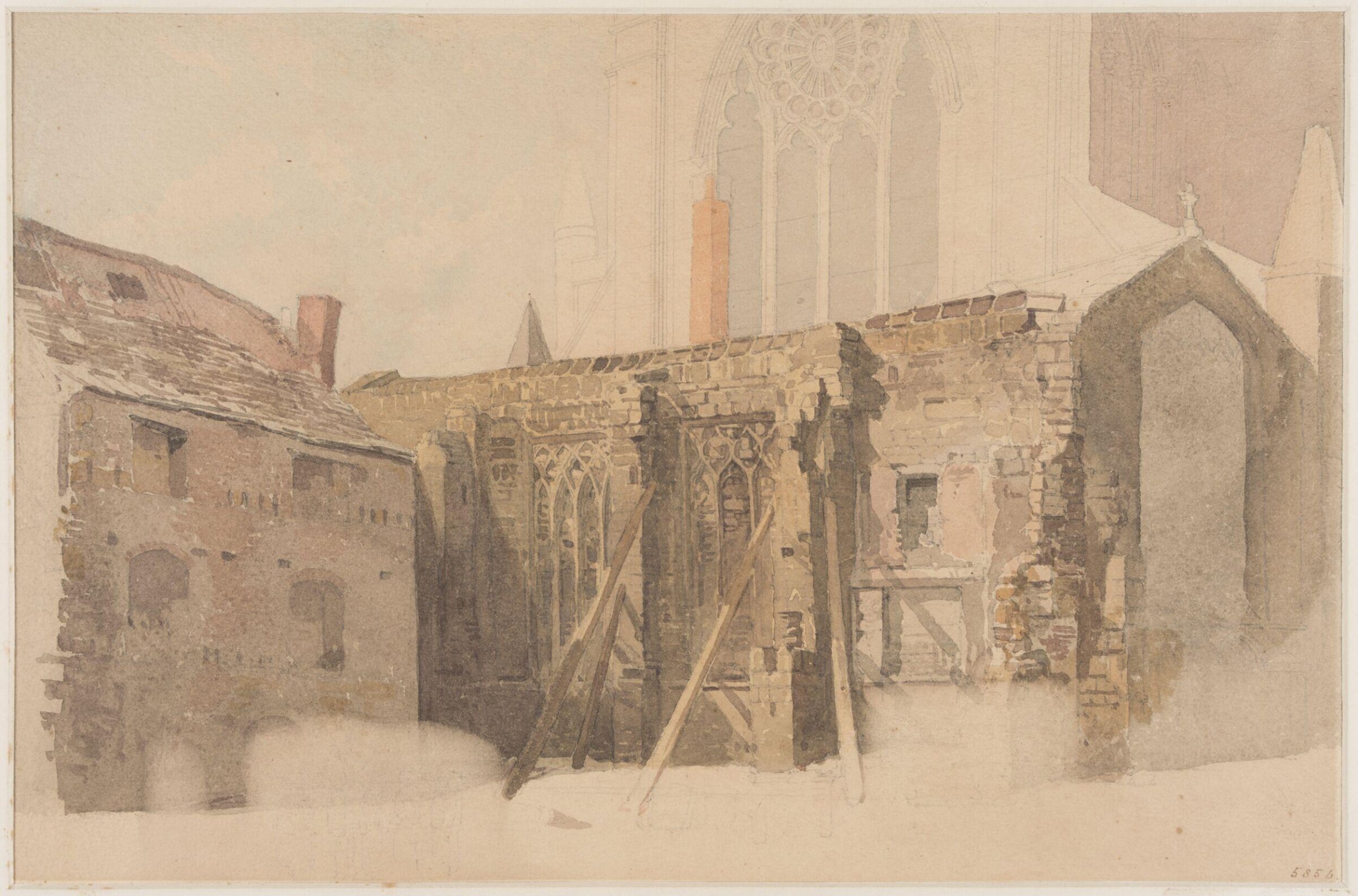 Drawing, J.W. Archer, 19th century
