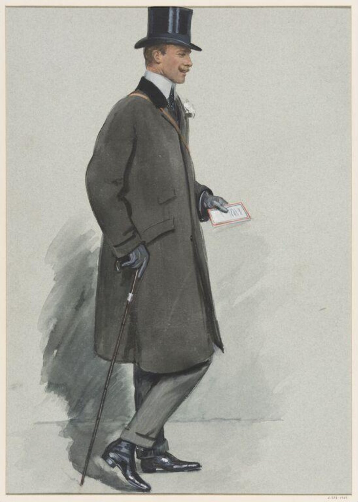 Drawing, after Carlo Pellegrini, c. 1912