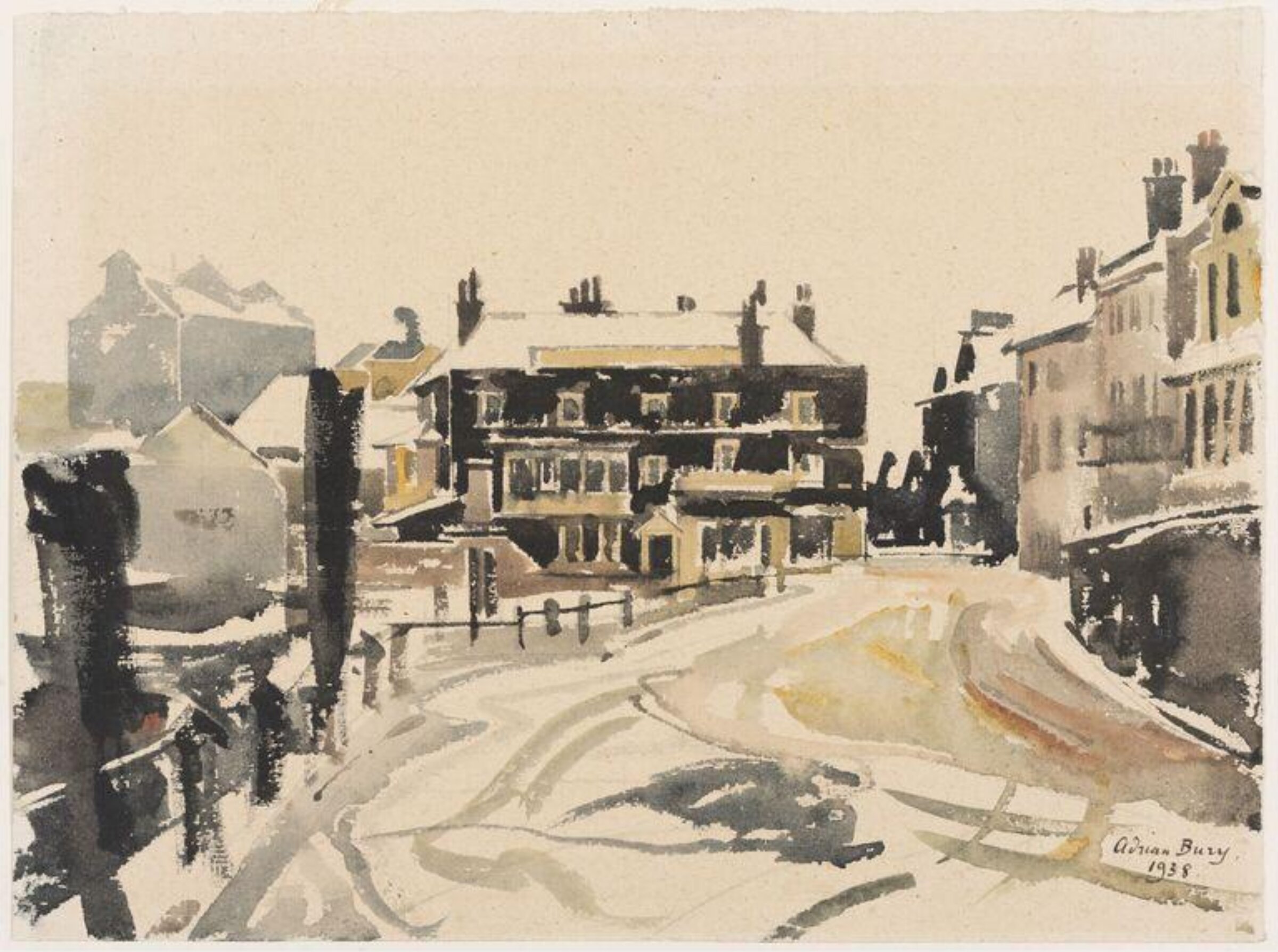 Winter at Isleworth, Adrian Bury, 1938
