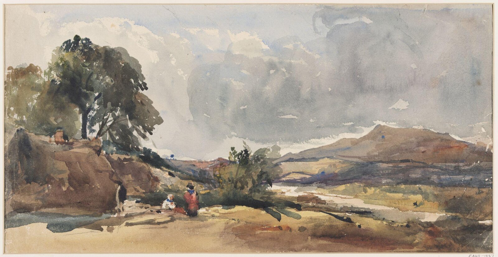 Watercolour drawing, ca. 1840