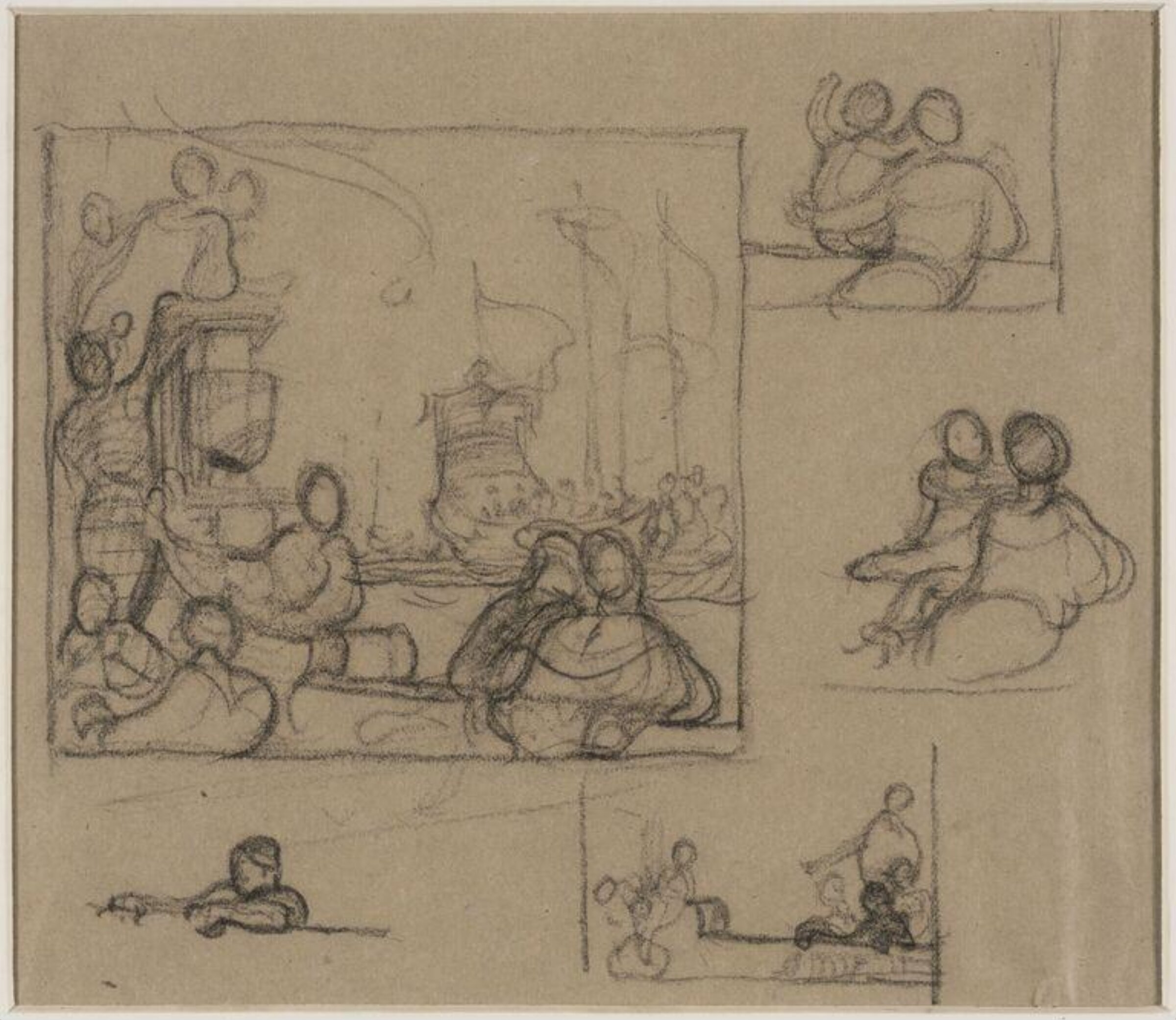 Drawing, Frank Brangwyn, c. 1887-1920