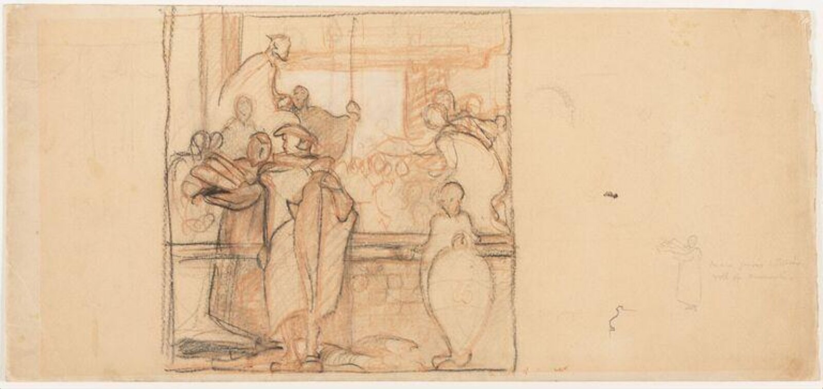 Drawing, Frank Brangwyn, c. 1887-1920