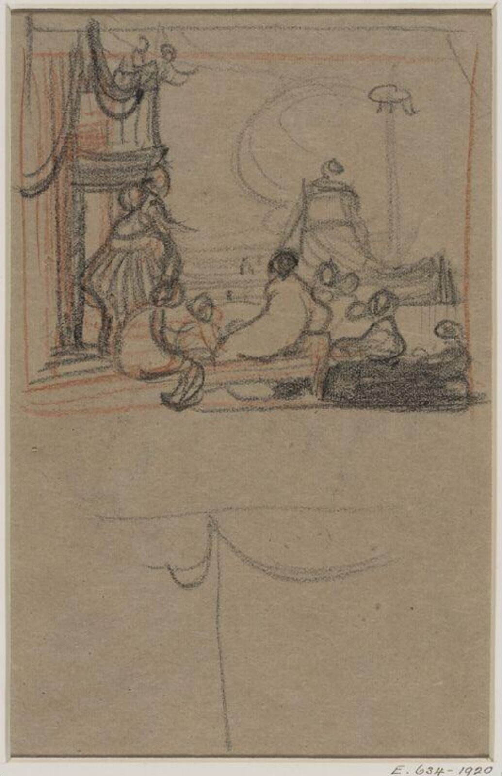 Drawing, Frank Brangwyn, c. 1887-1920