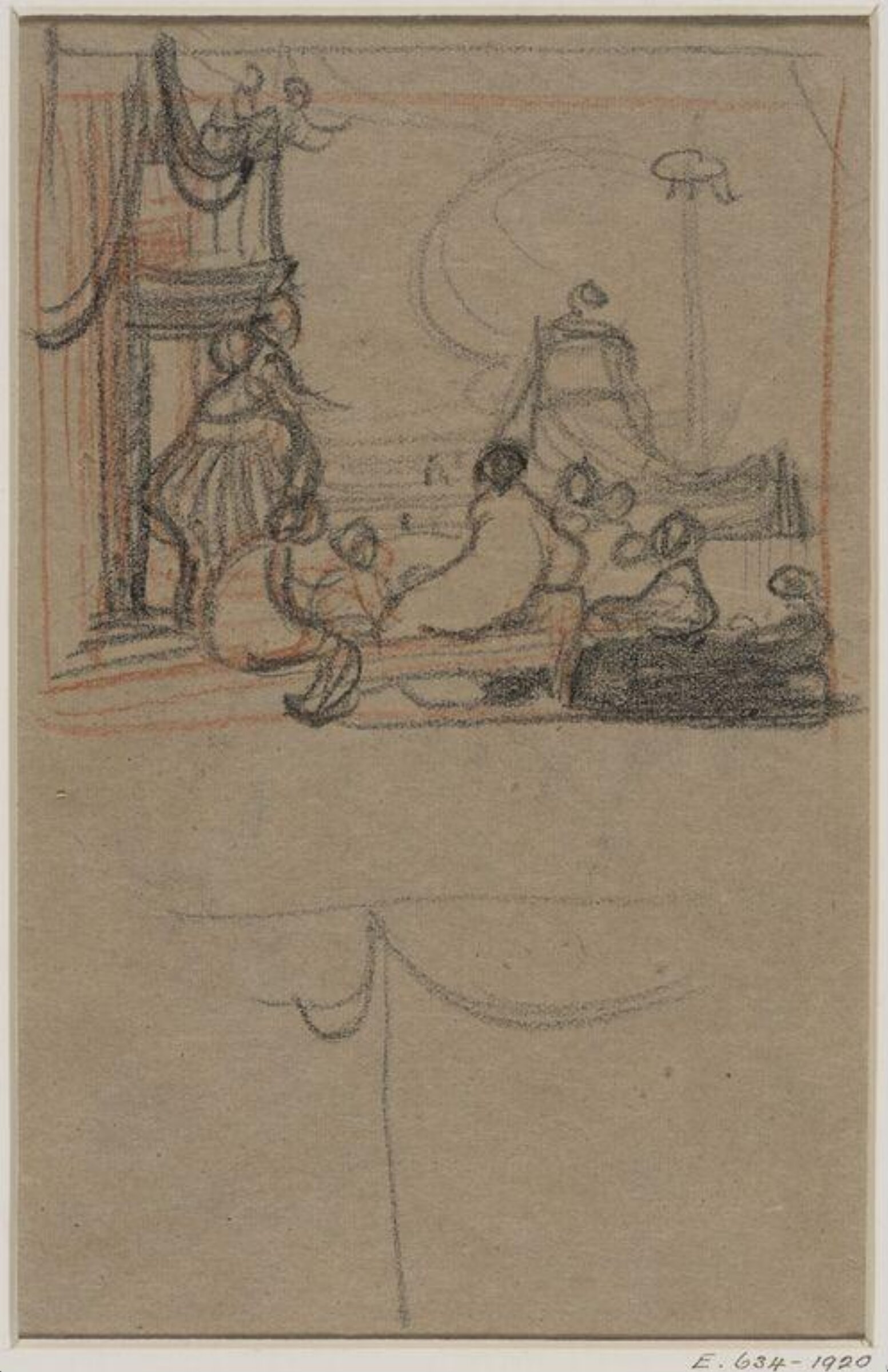 Drawing, Frank Brangwyn, c. 1887-1920