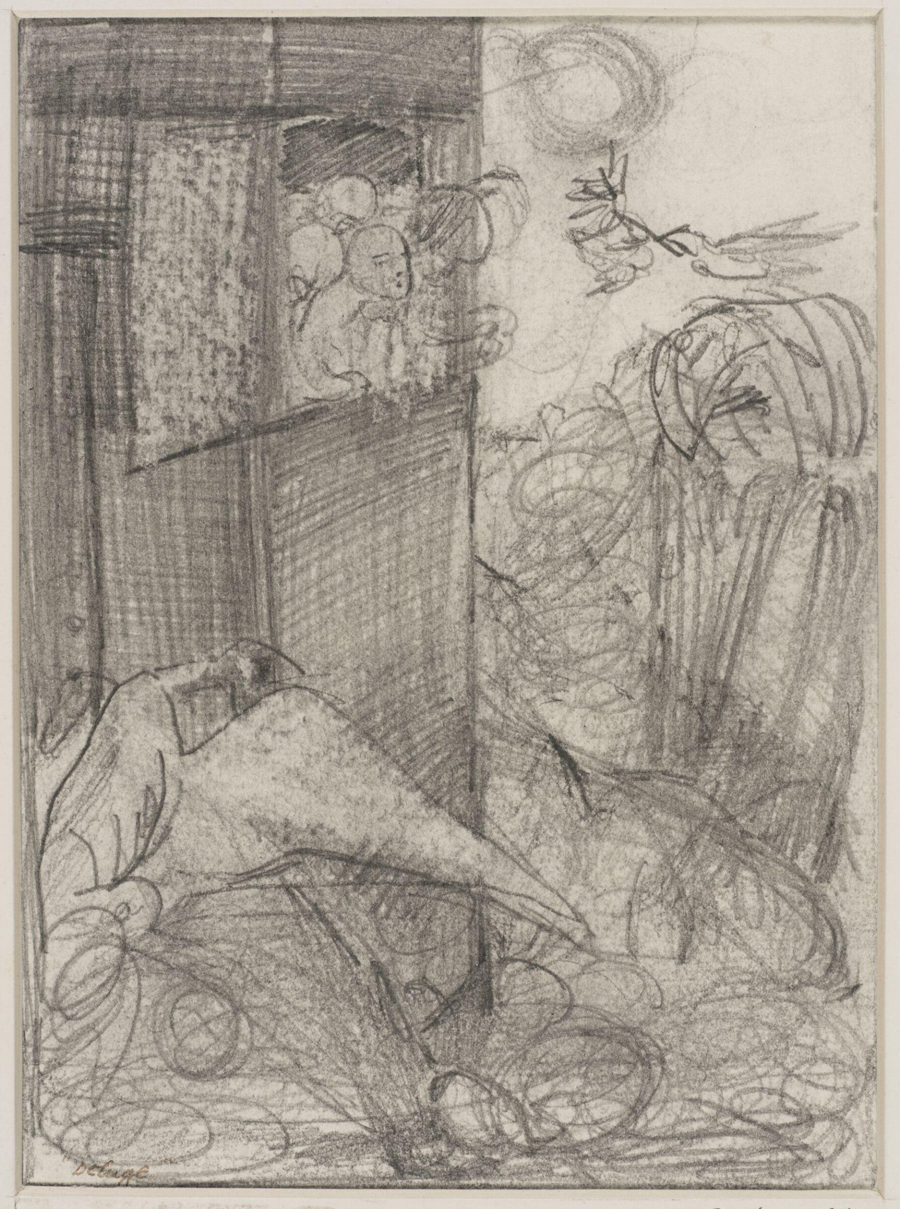 The Deluge, Edward Coley Burne-Jones, 1863