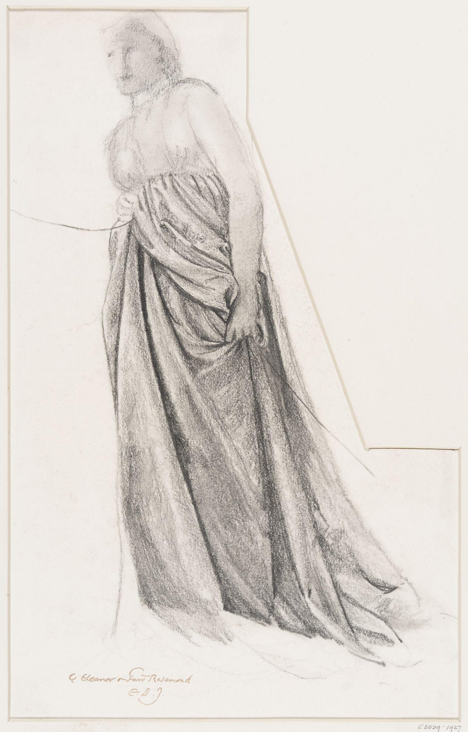 Queen Eleanor and Fair Rosamond, Edward Coley Burne-Jones, 1862