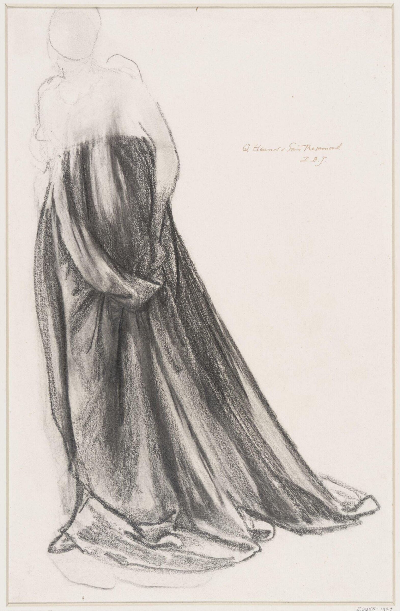 Queen Eleanor and Fair Rosamond, Edward Coley Burne-Jones, 1862
