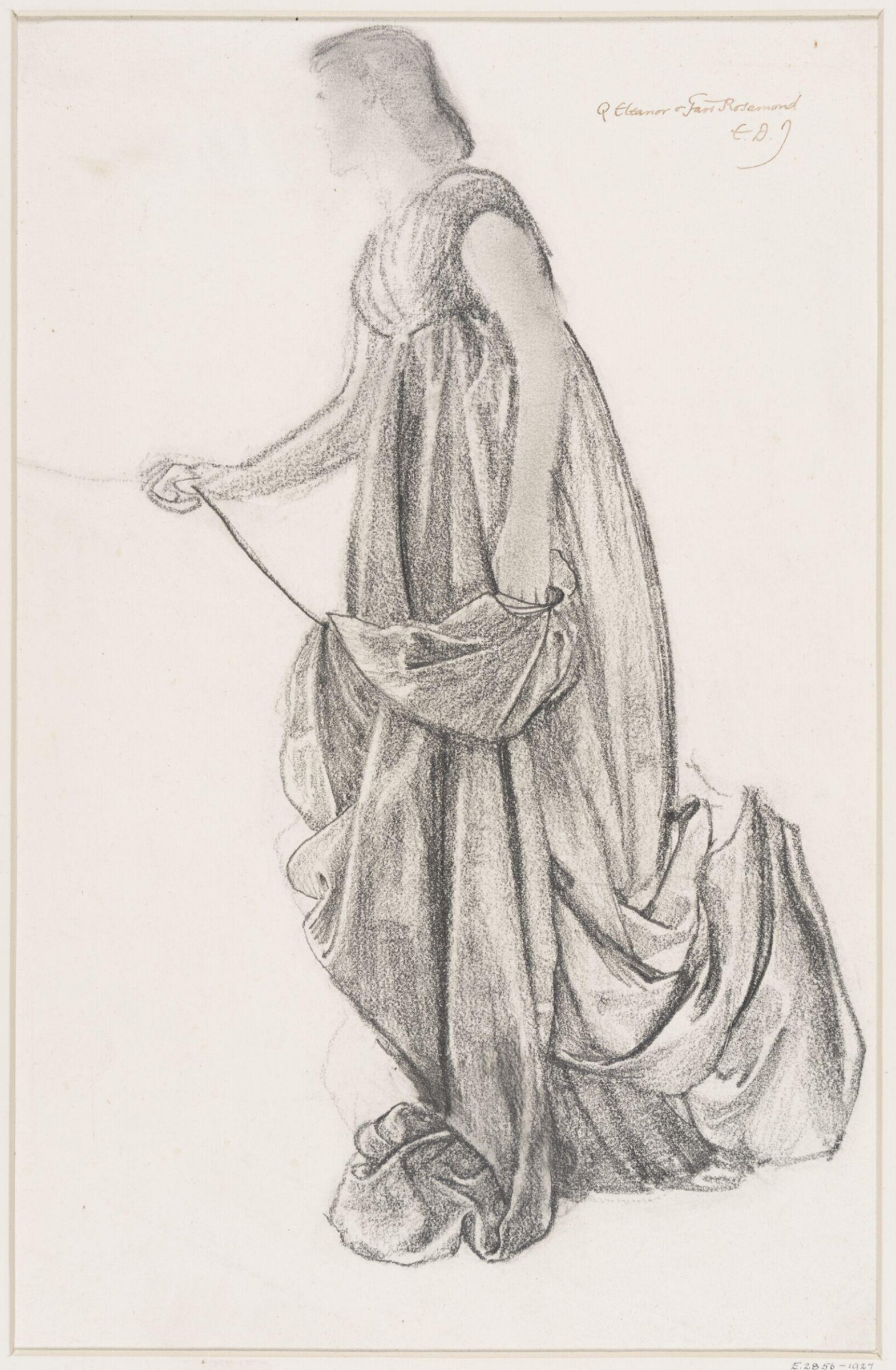 Queen Eleanor and Fair Rosamond, Edward Coley Burne-Jones, 1862