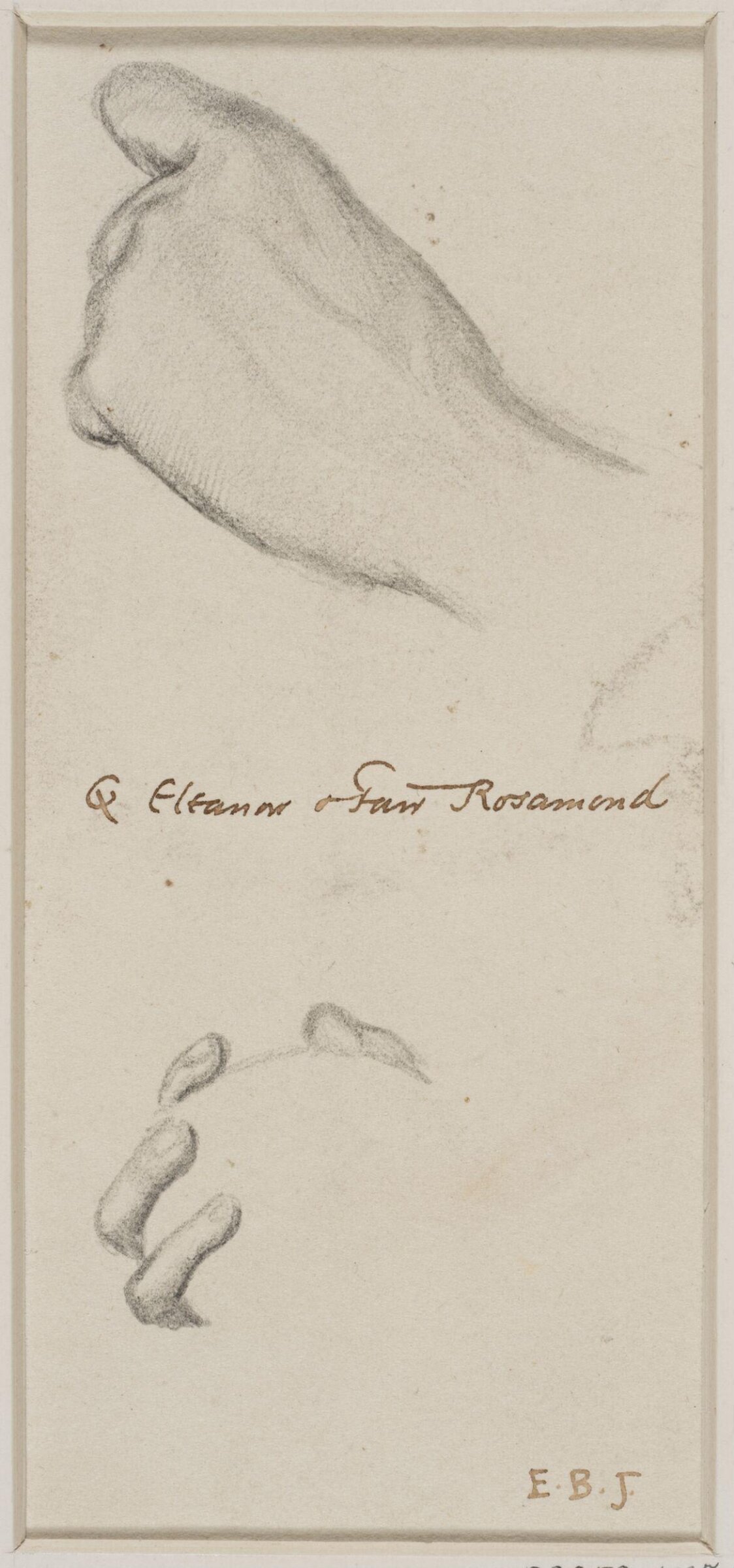 Queen Eleanor and Fair Rosamond, Edward Coley Burne-Jones, 1862