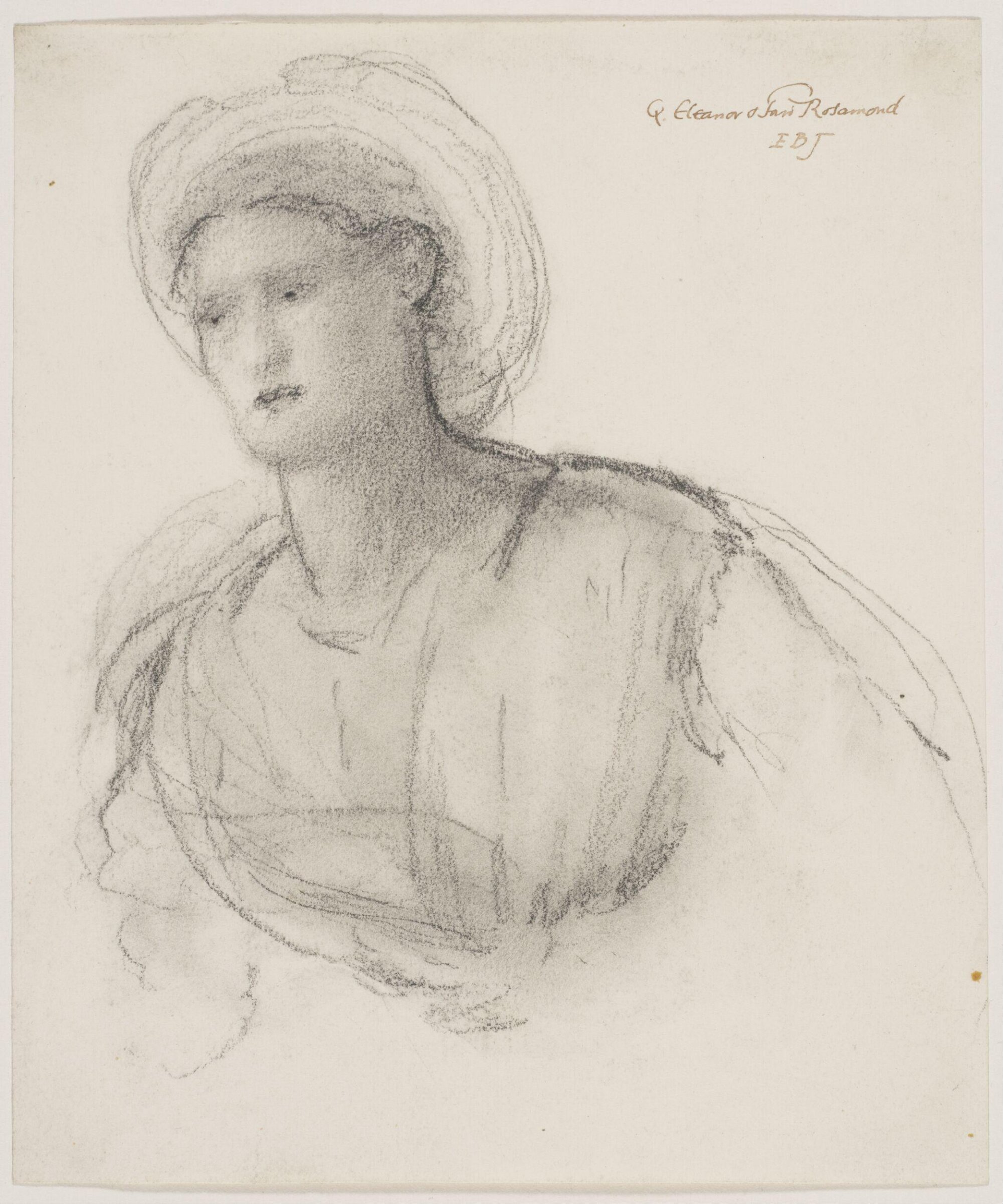 Queen Eleanor and Fair Rosamond, Edward Coley Burne-Jones, 1862