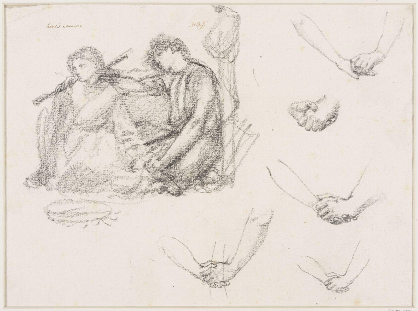 Love's Music, Edward Coley Burne-Jones, c.1870