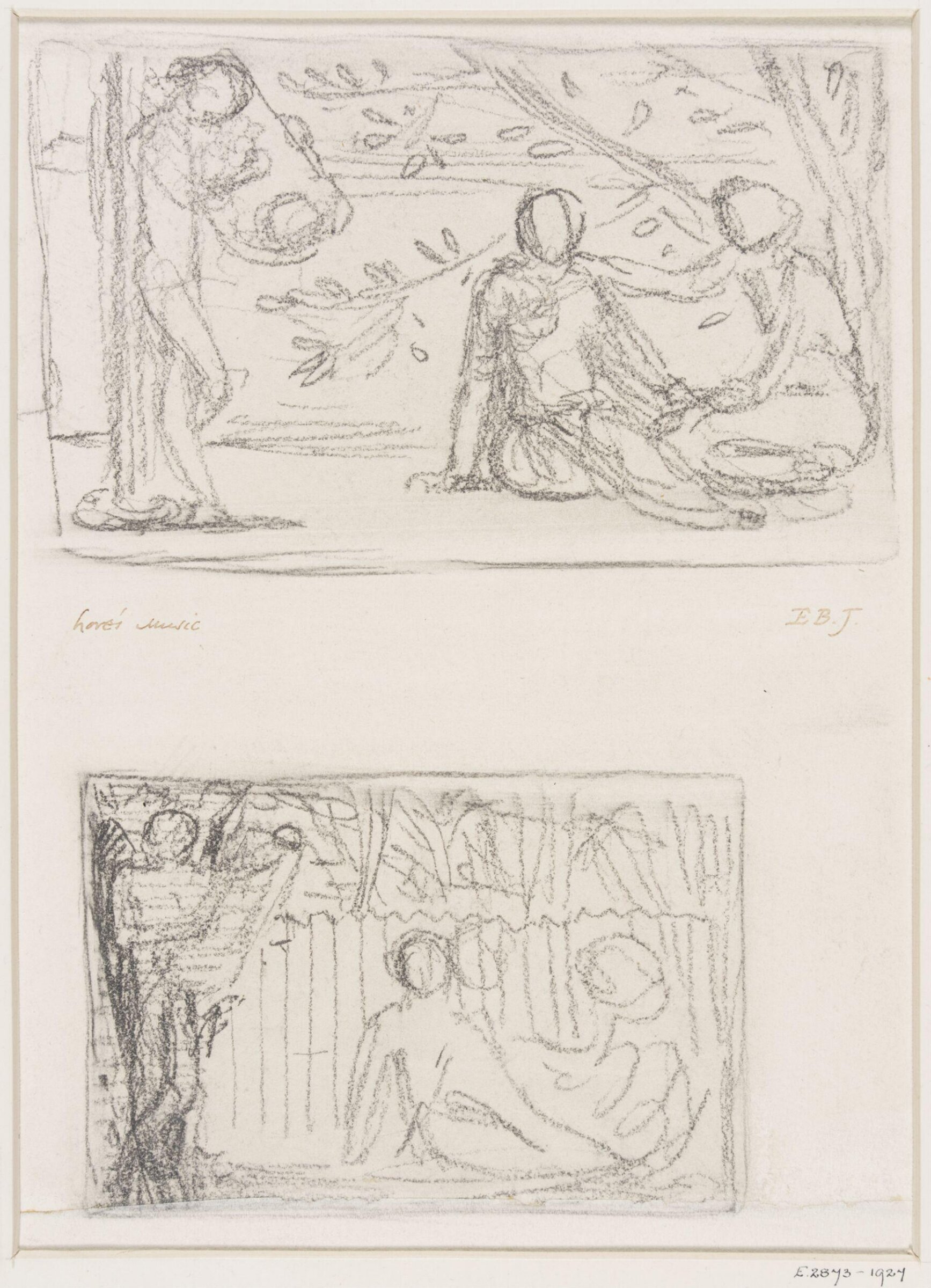Love's Music, Edward Coley Burne-Jones, c.1870