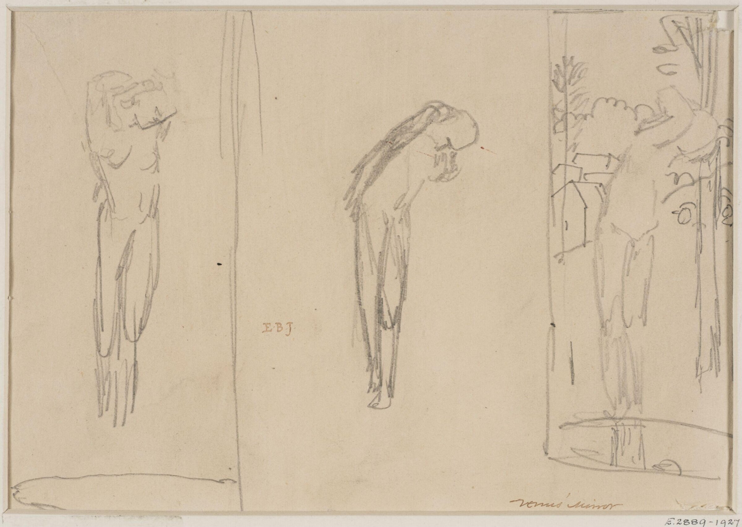 The Mirror of Venus, Edward Coley Burne-Jones, 1867-77