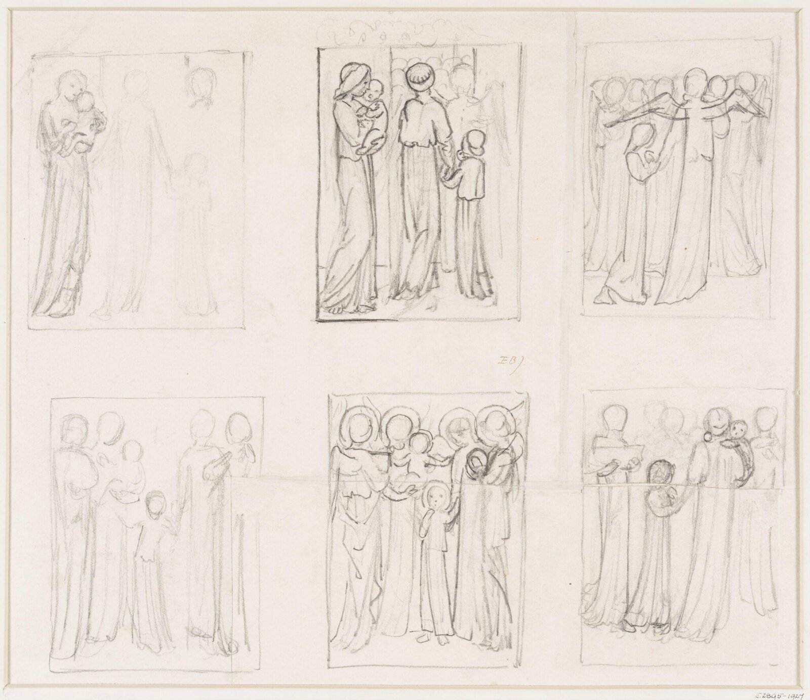Drawing, Edward Coley Burne-Jones, 1896