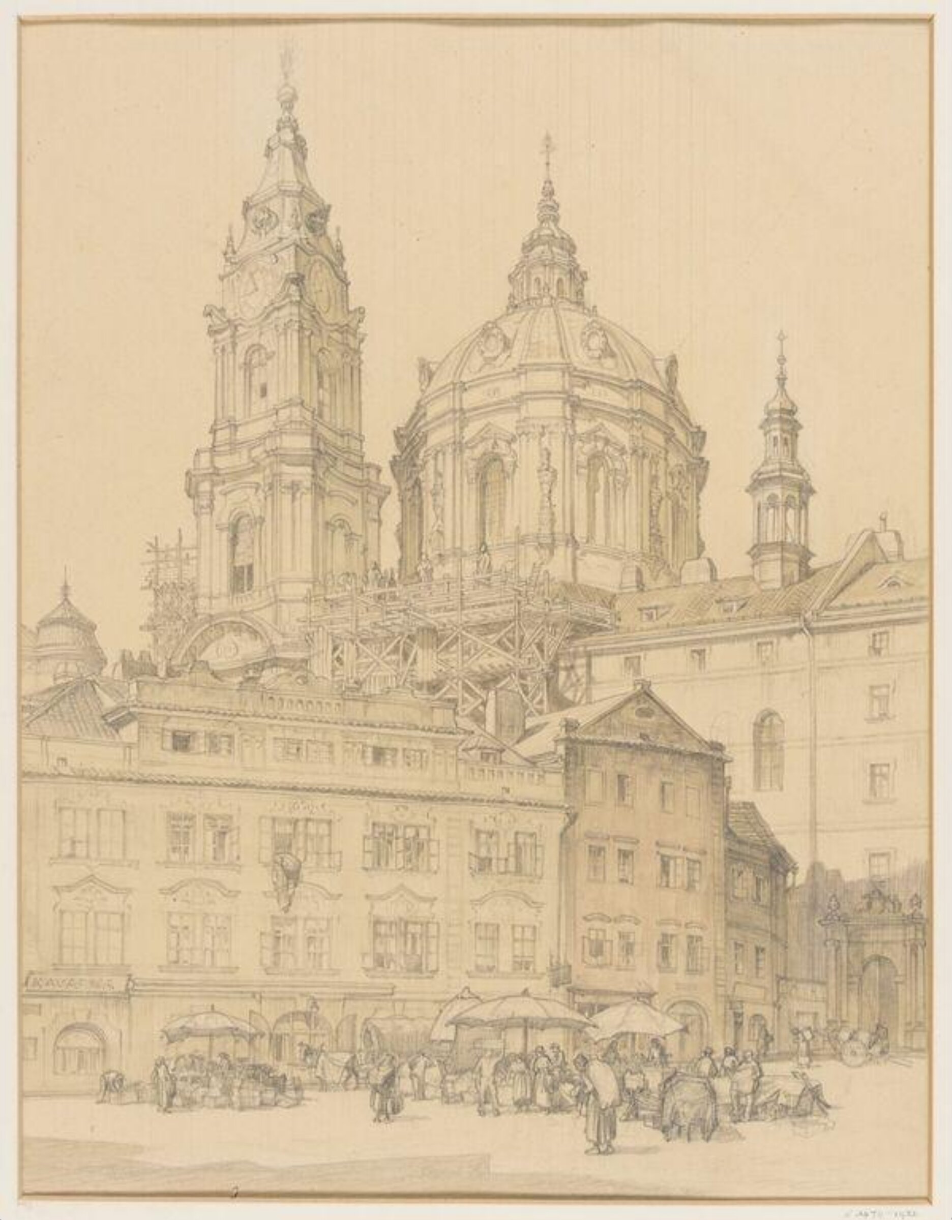 Church of St. Mikaláš (St. Nicholas), Prague., Стенли Андерсон, до 1929
