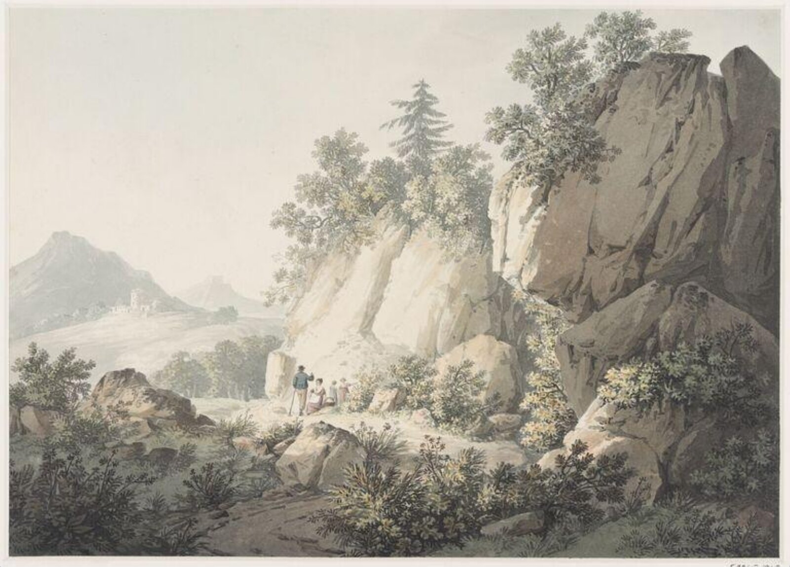 Watercolour, early 19th century