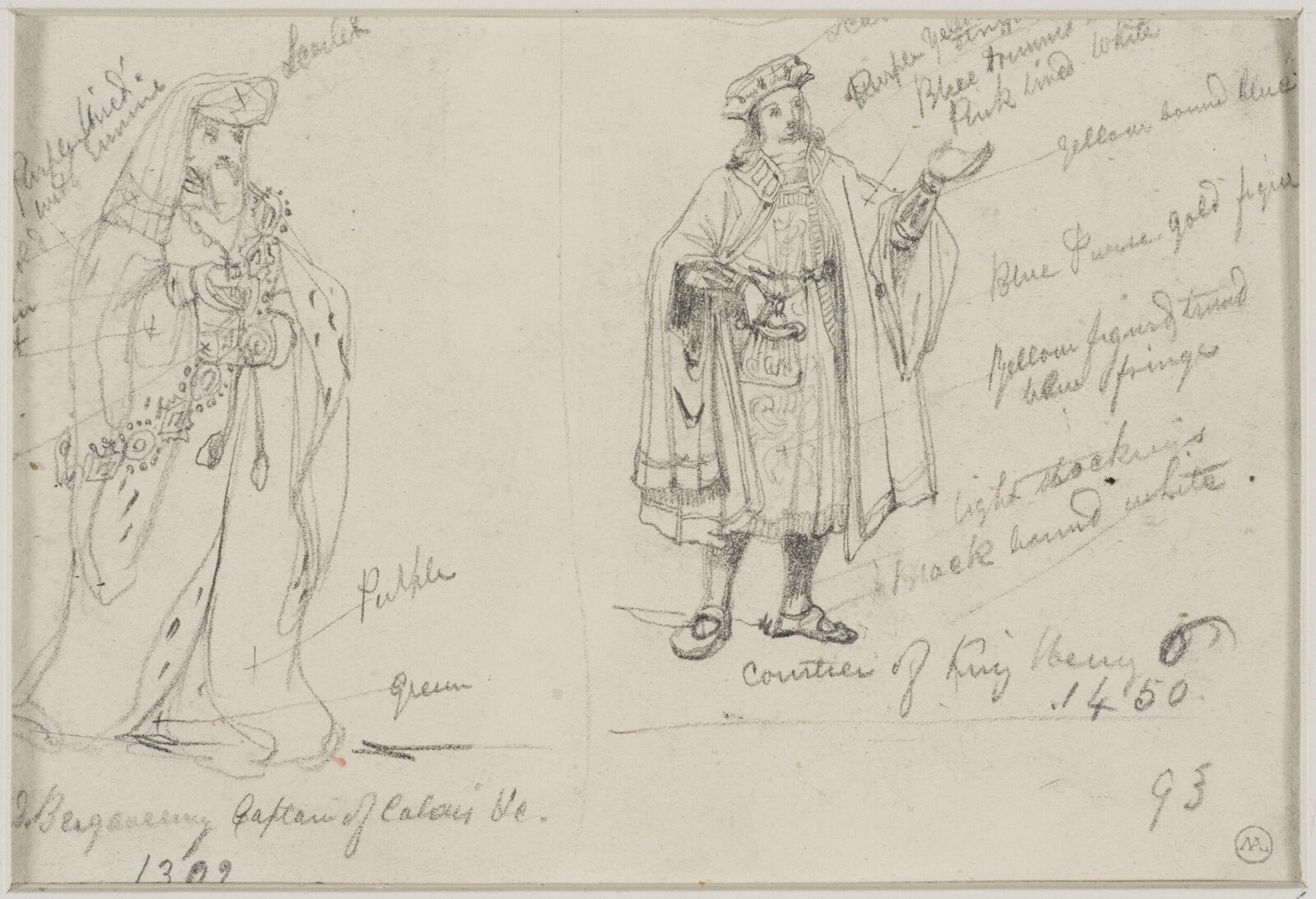 Drawing, George Cattermole, mid 19th century