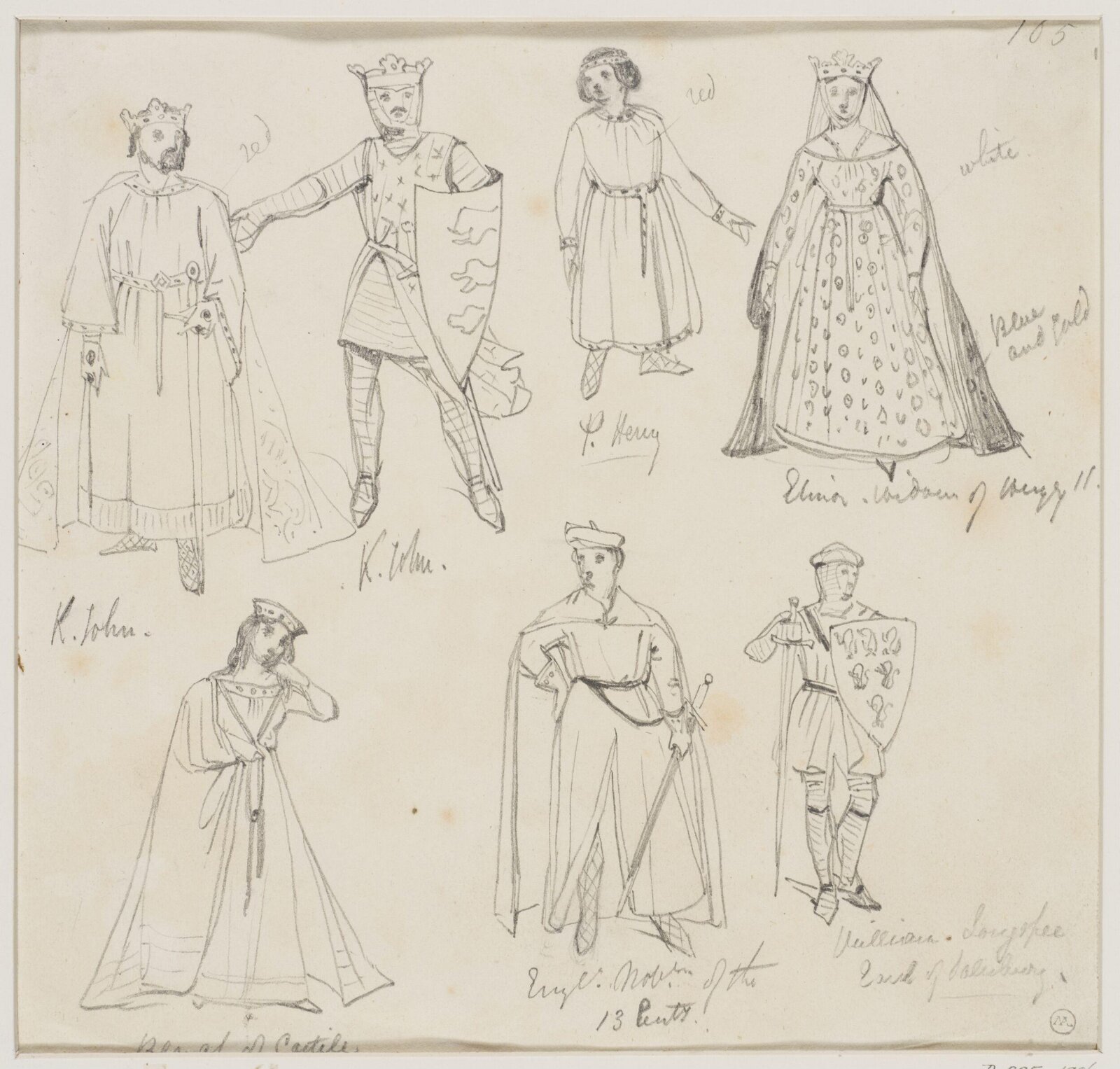 Drawing, George Cattermole, mid 19th century