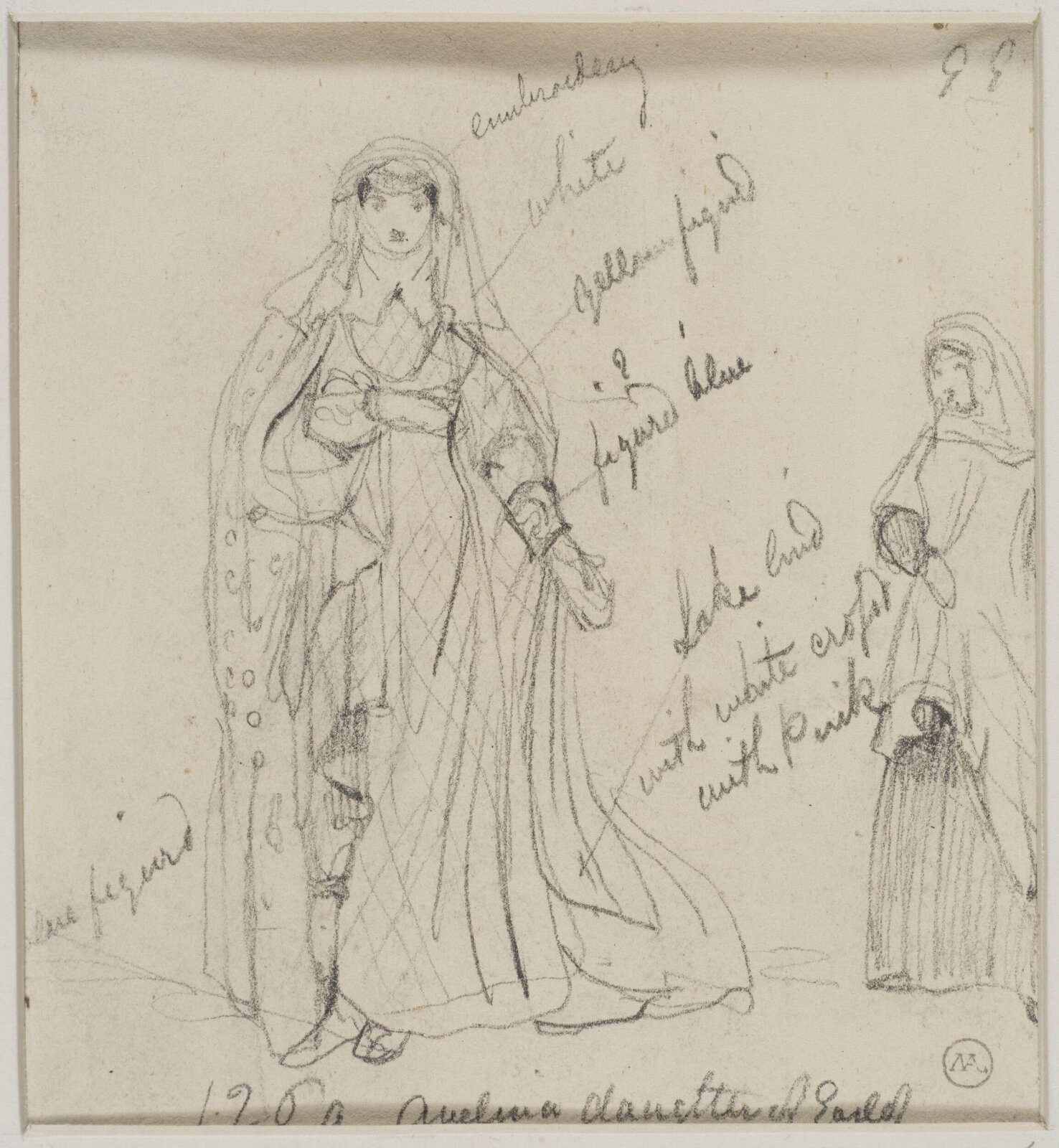 Drawing, George Cattermole, mid 19th century