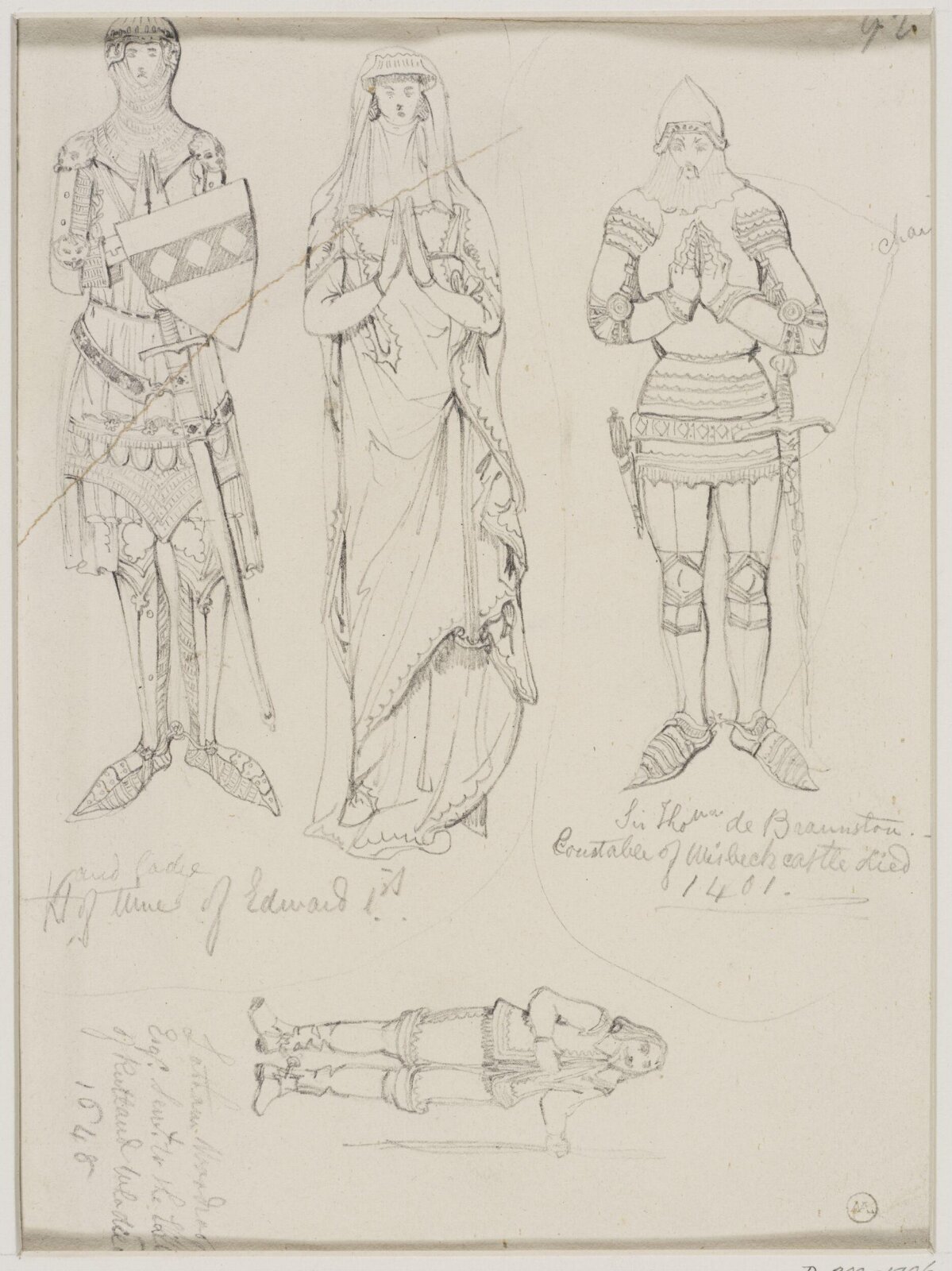 Drawing, George Cattermole, mid 19th century