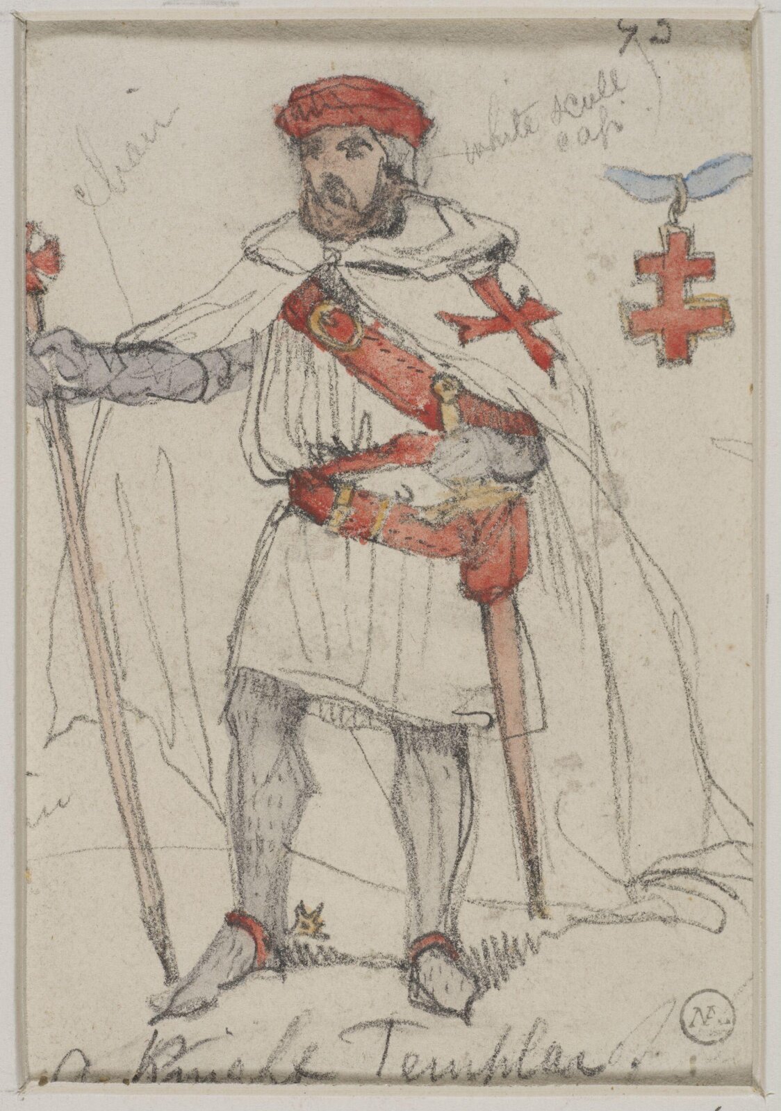 Drawing, George Cattermole, mid 19th century