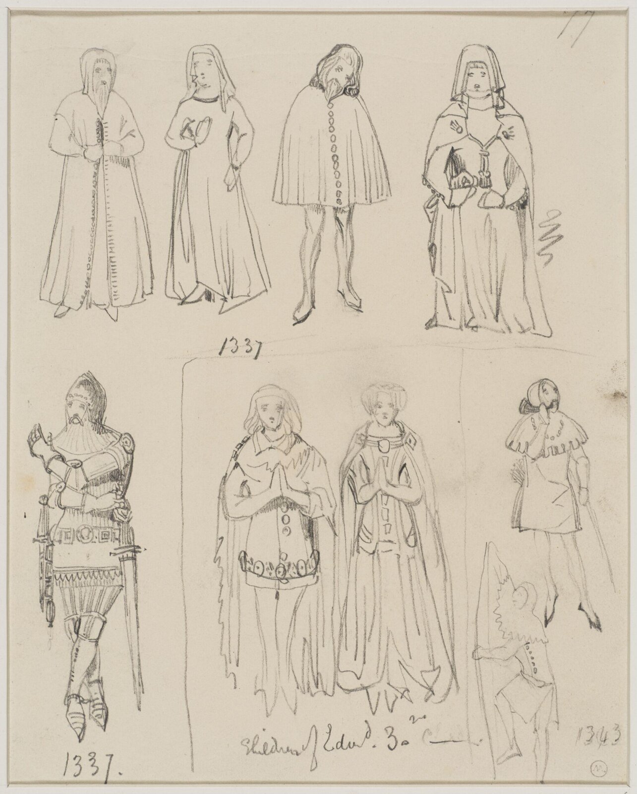 Drawing, George Cattermole, mid 19th century