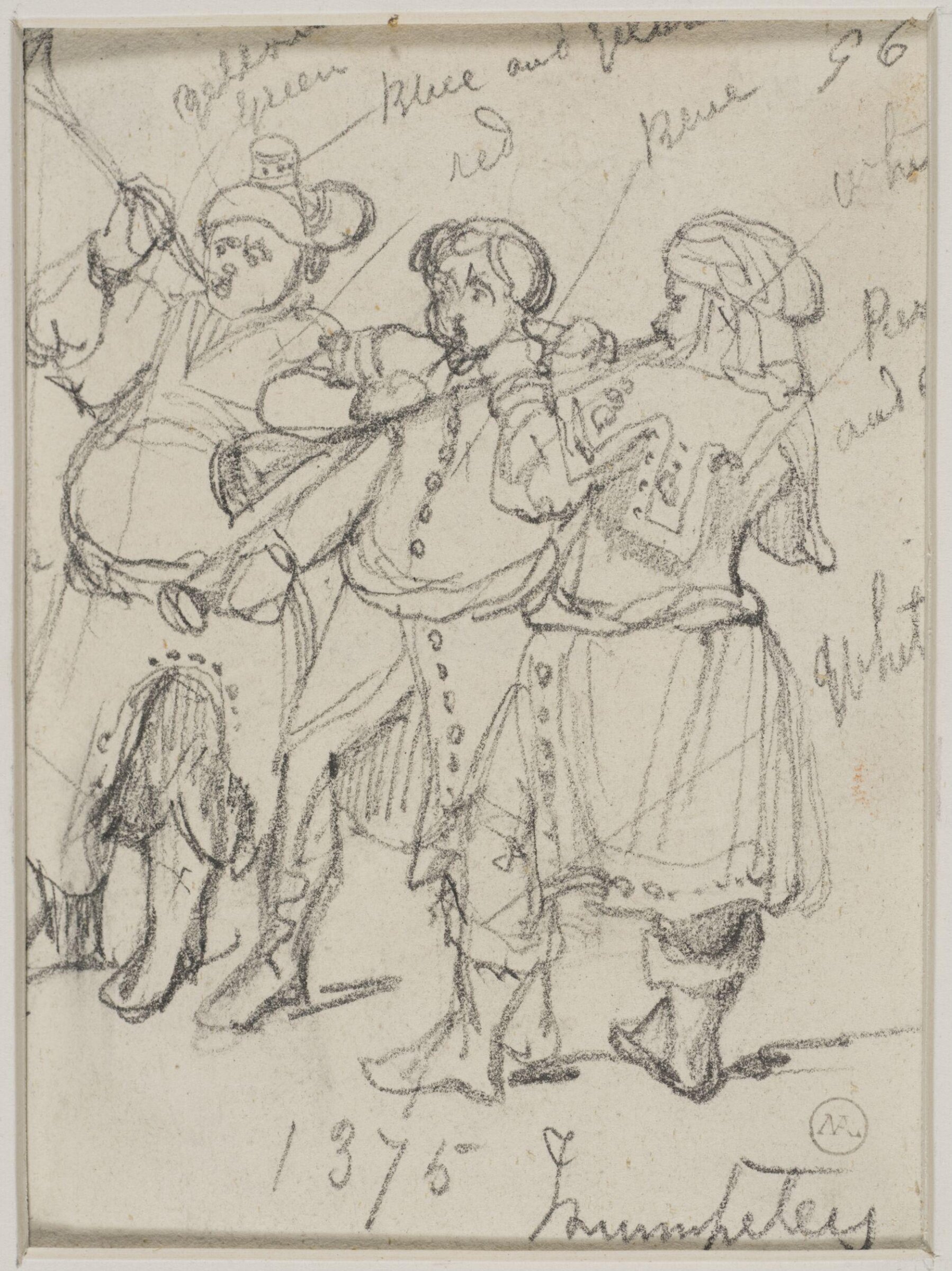 Drawing, George Cattermole, mid 19th century